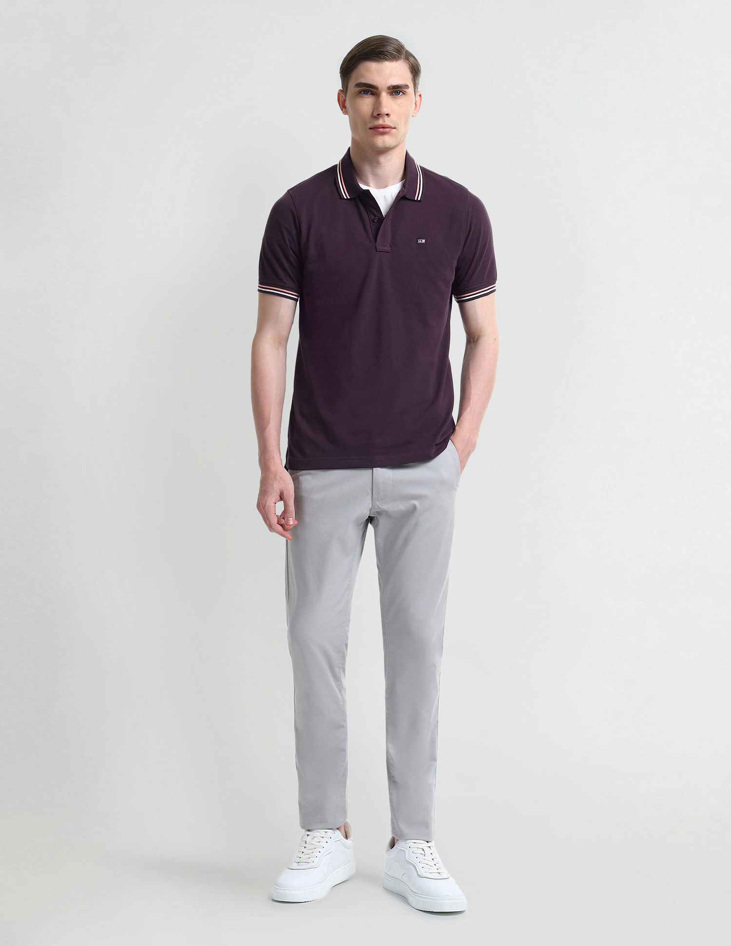 Arrow Sport Solid Regular Polo Shirt