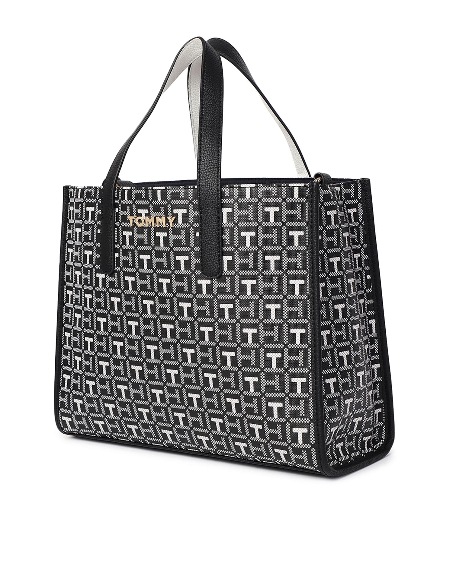 Tommy Hilfiger Square Monogram Jocelyn Shopper Bag