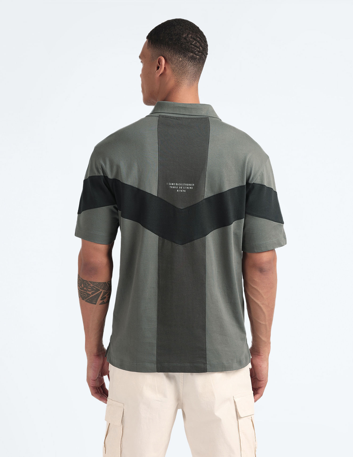 Flying Machine Pure Cotton Relaxed Polo Shirt
