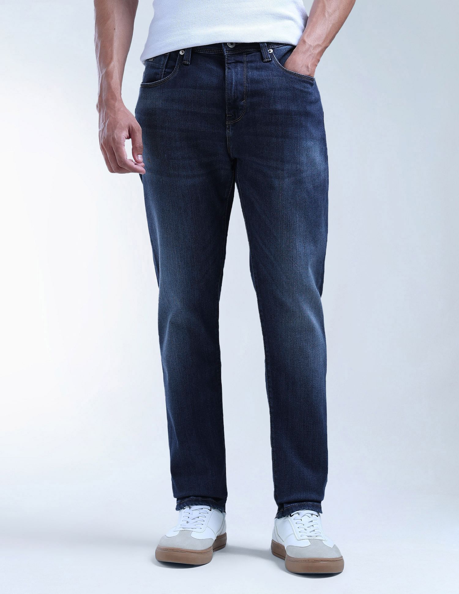 Flying Machine Slash Slim Tapered Fit Authentic Premium Jeans