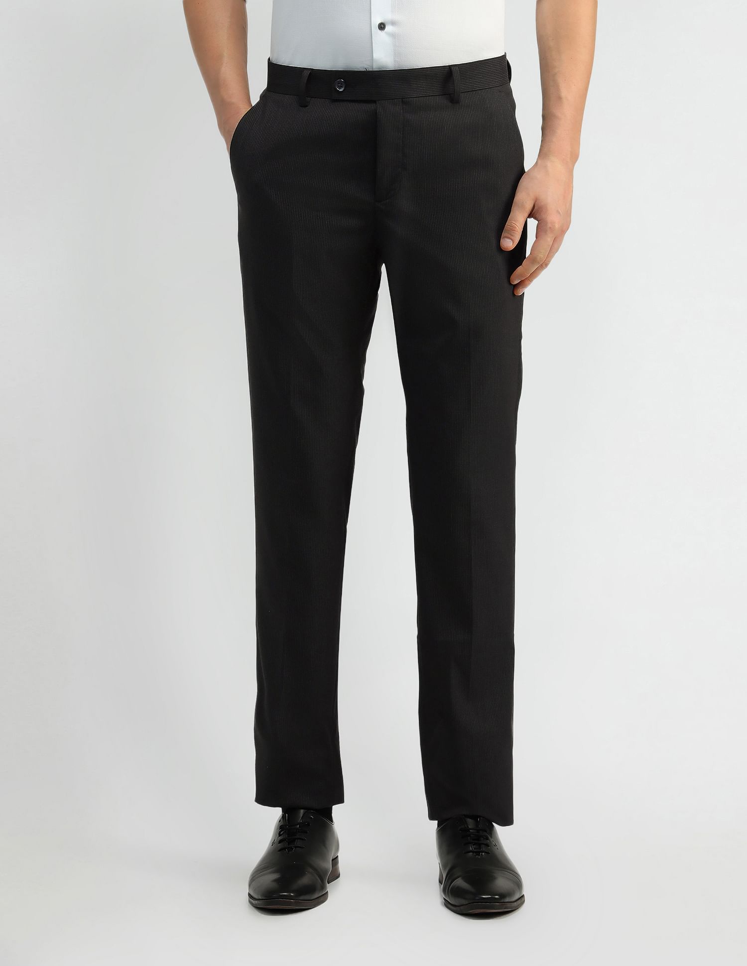 Arrow Mid Rise Tapered Fit Trousers