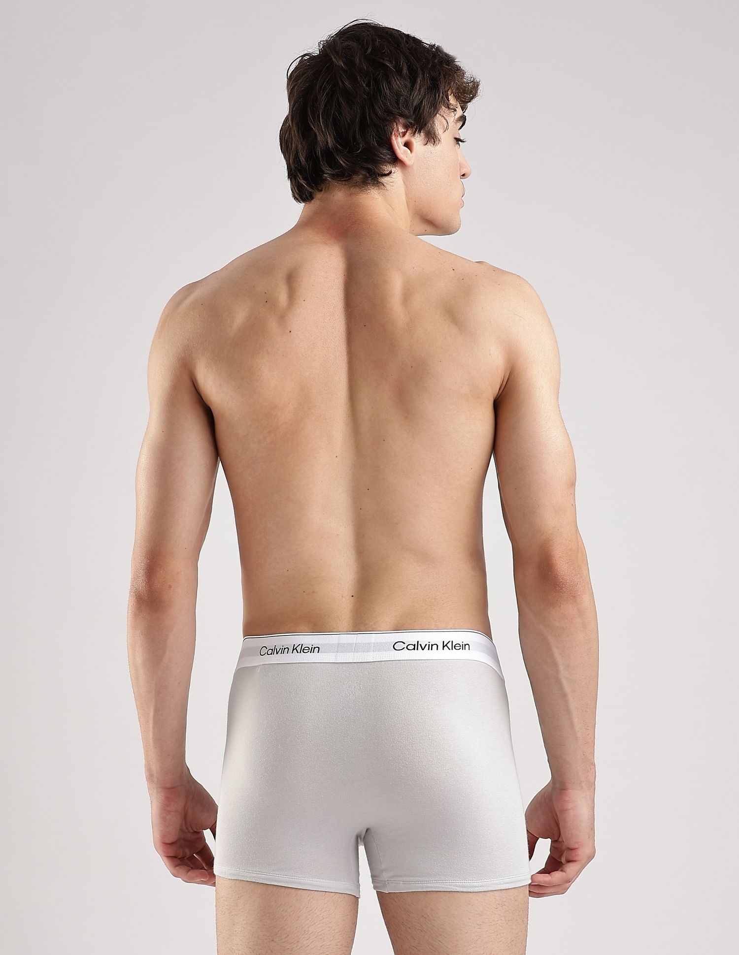Calvin Klein Underwear Multi-Coloured Solid Low Rise Trunk - Pack Of 3