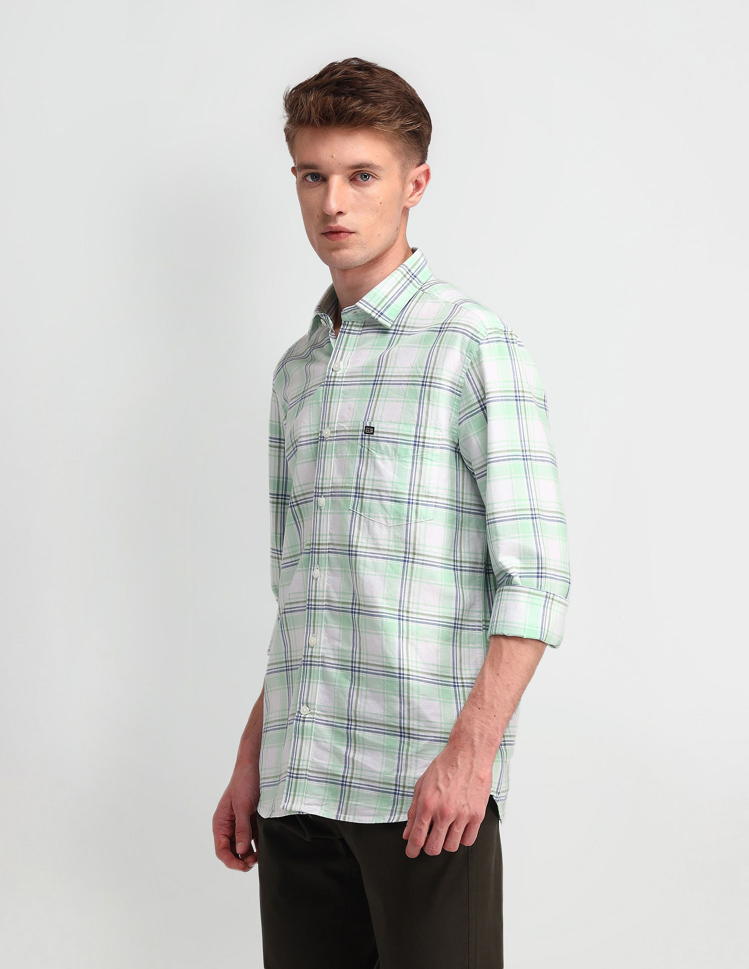 Arrow Sports Manhattan Slim Fit Cotton Shirt