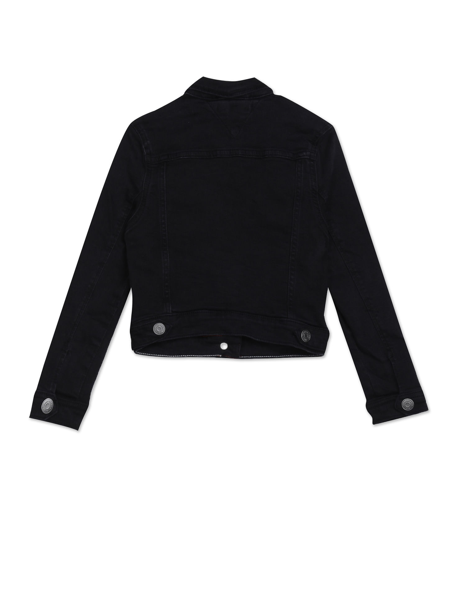 Girls black denim jacket best sale