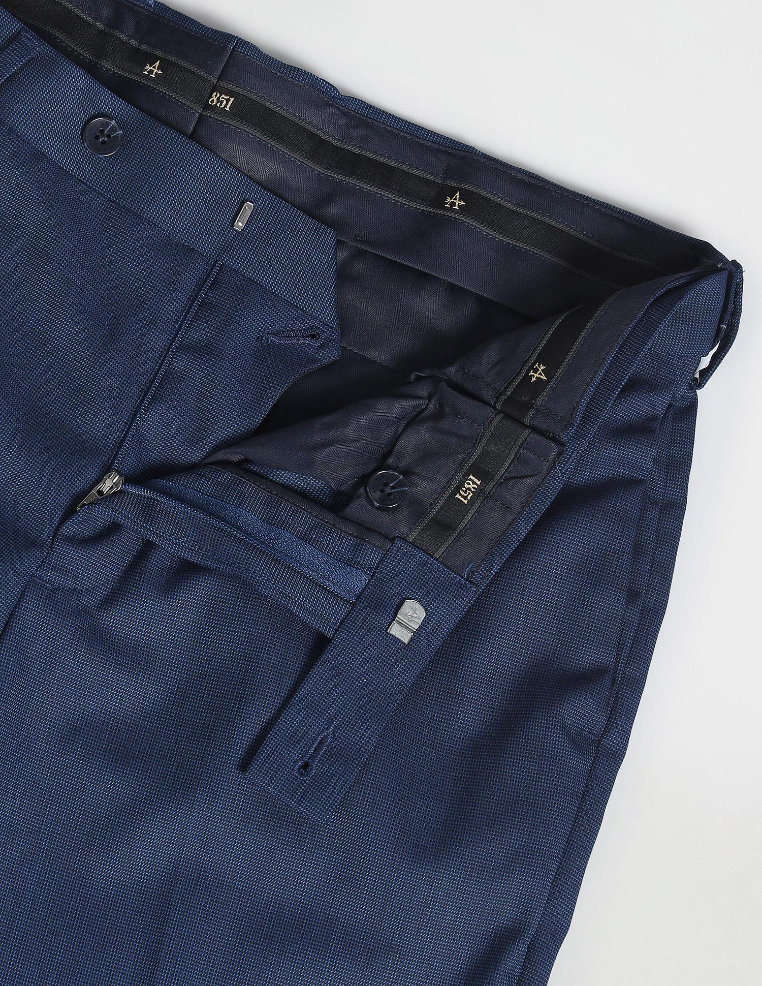 Arrow Patterned Dobby Autoflex Trousers