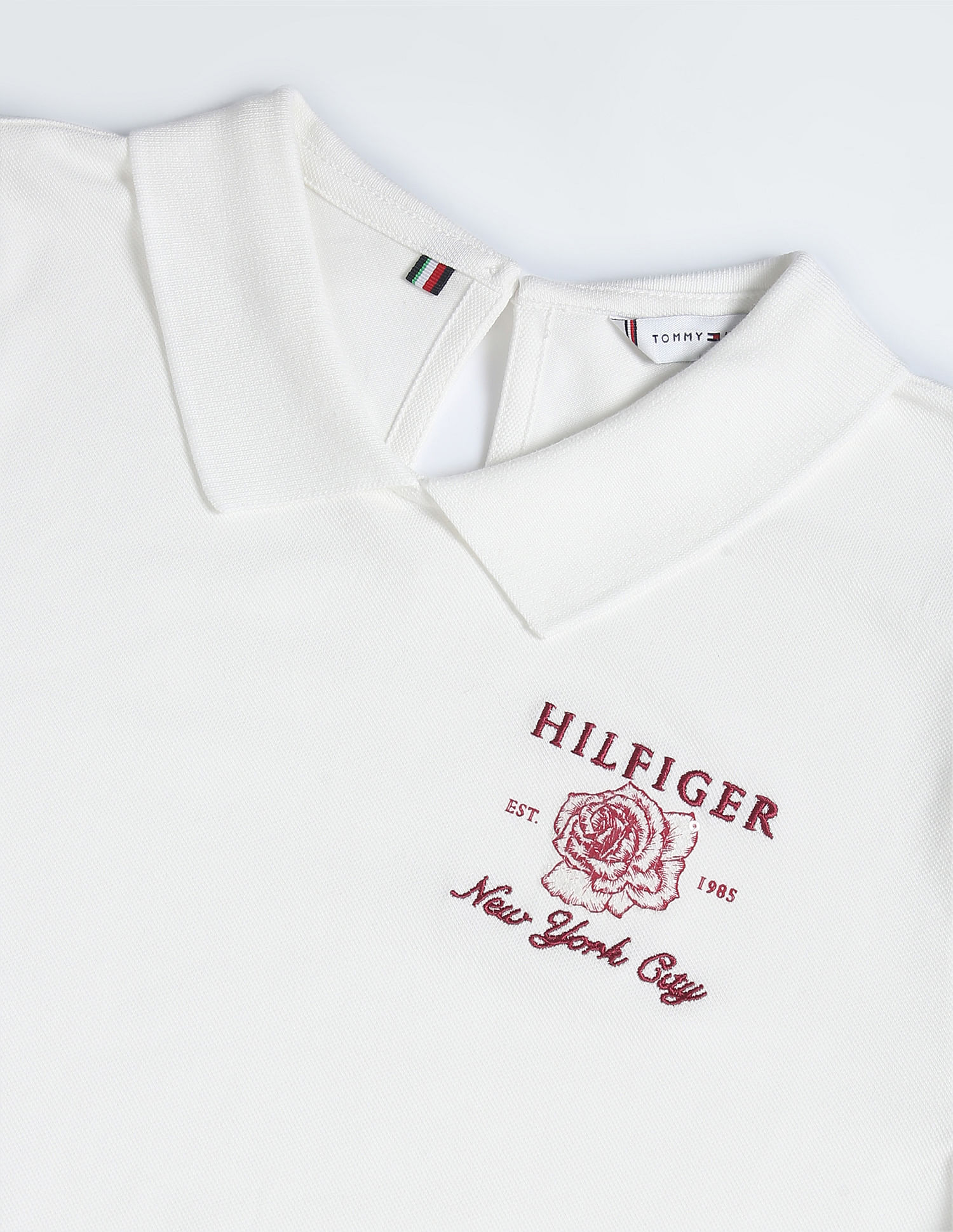 Tommy Hilfiger Crest Sequin Polo Shirt