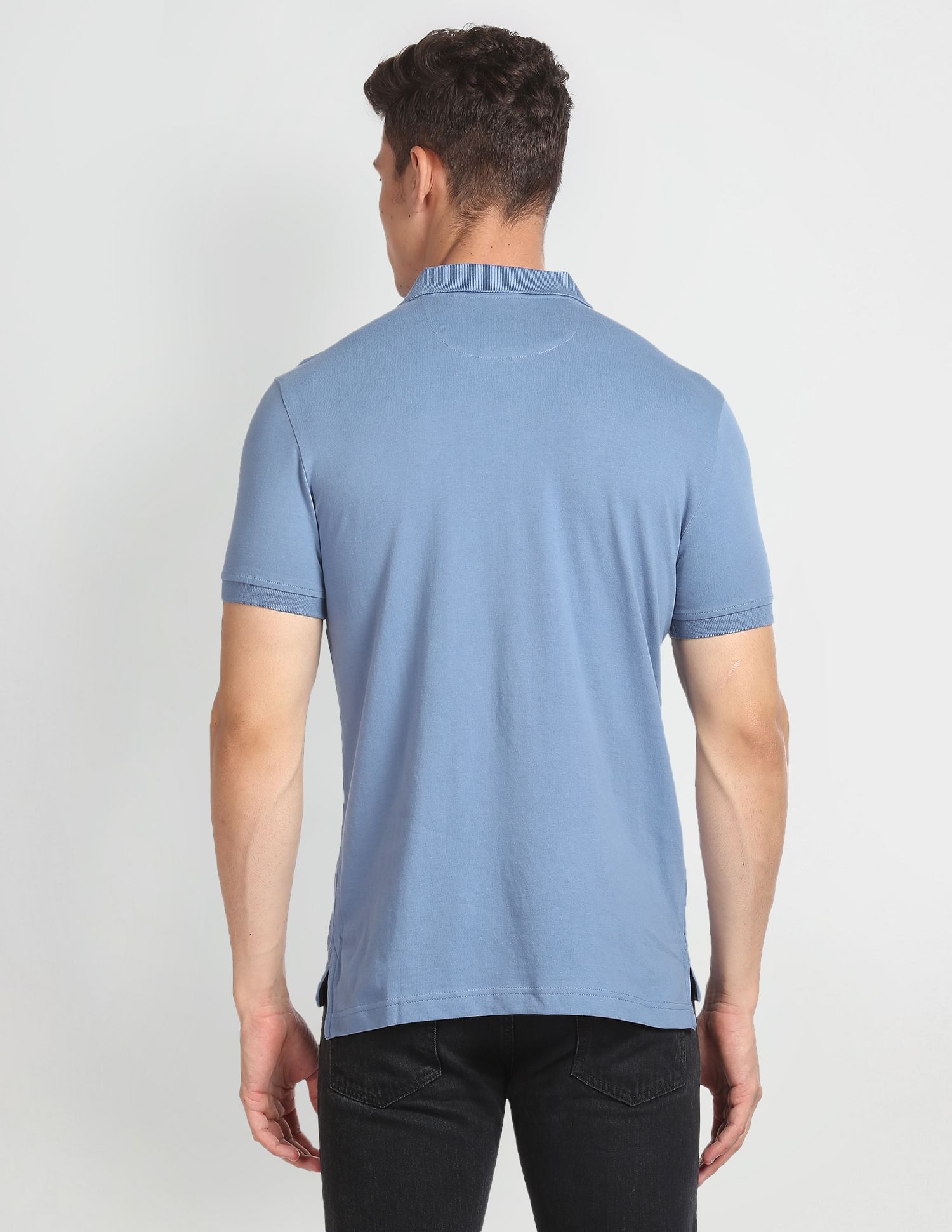 Arrow Sports Cotton Striped Polo Shirt