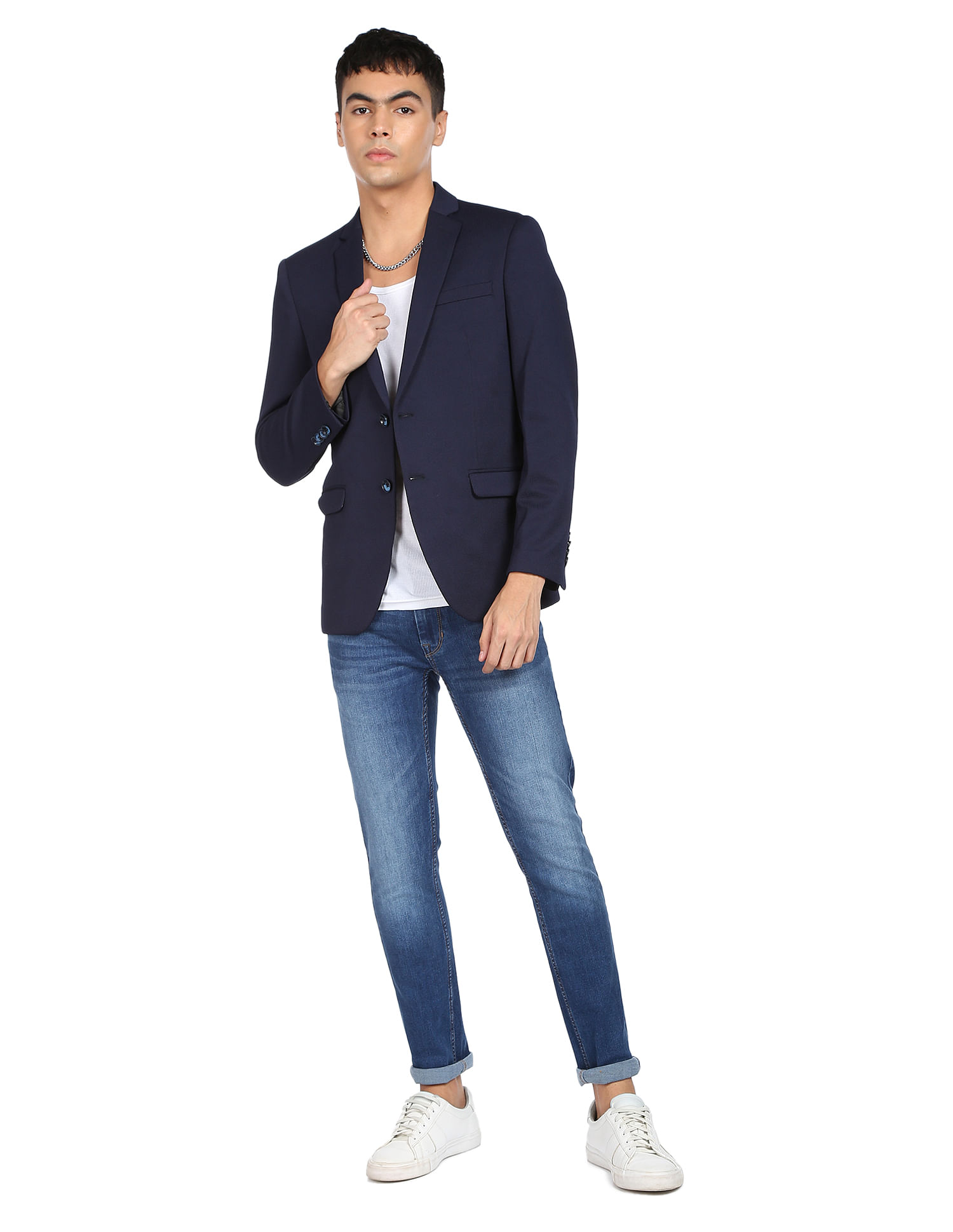 Flying Machine Stone Wash Jackson Skinny Fit Jeans