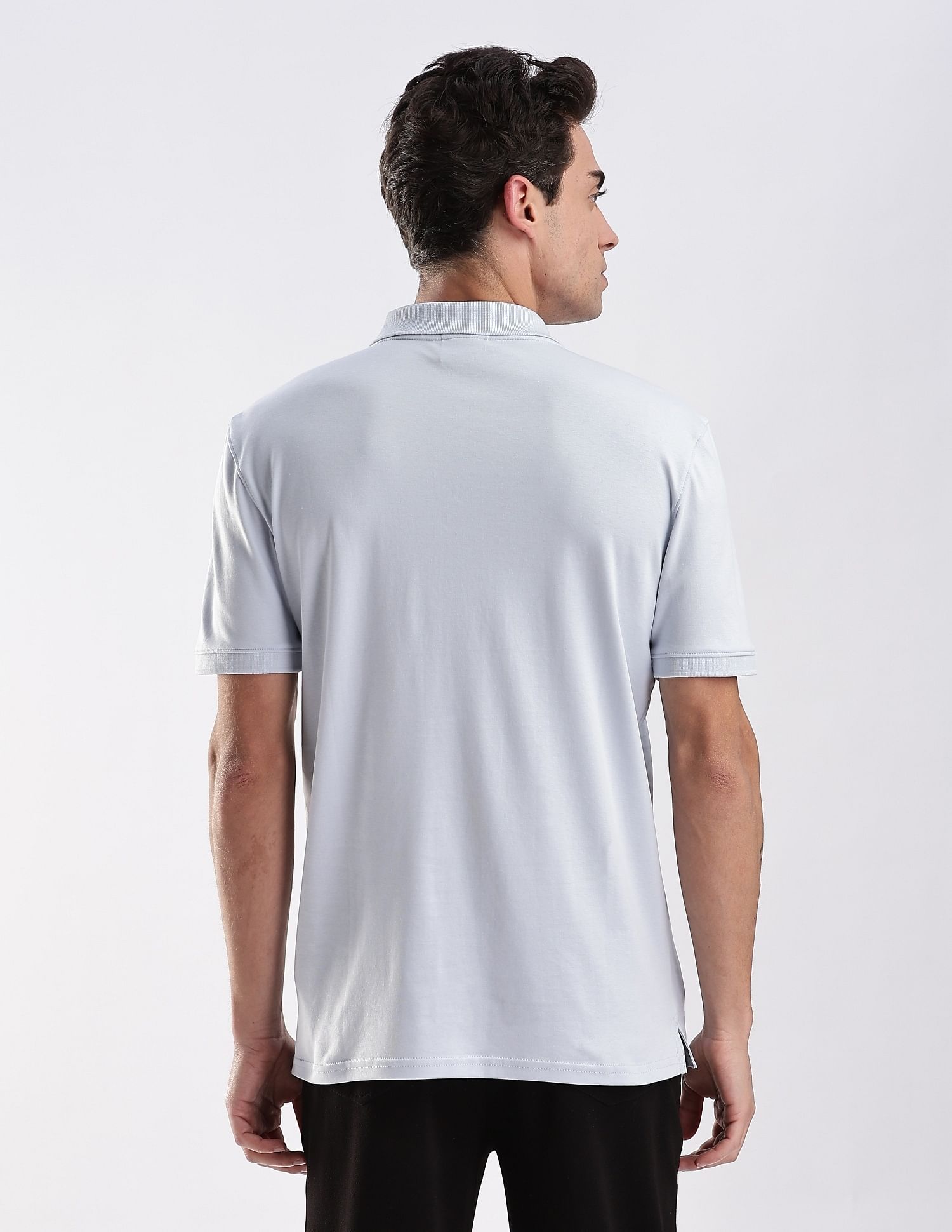 Calvin Klein Jeans Regular-Fit Solid Cotton Polo Shirt