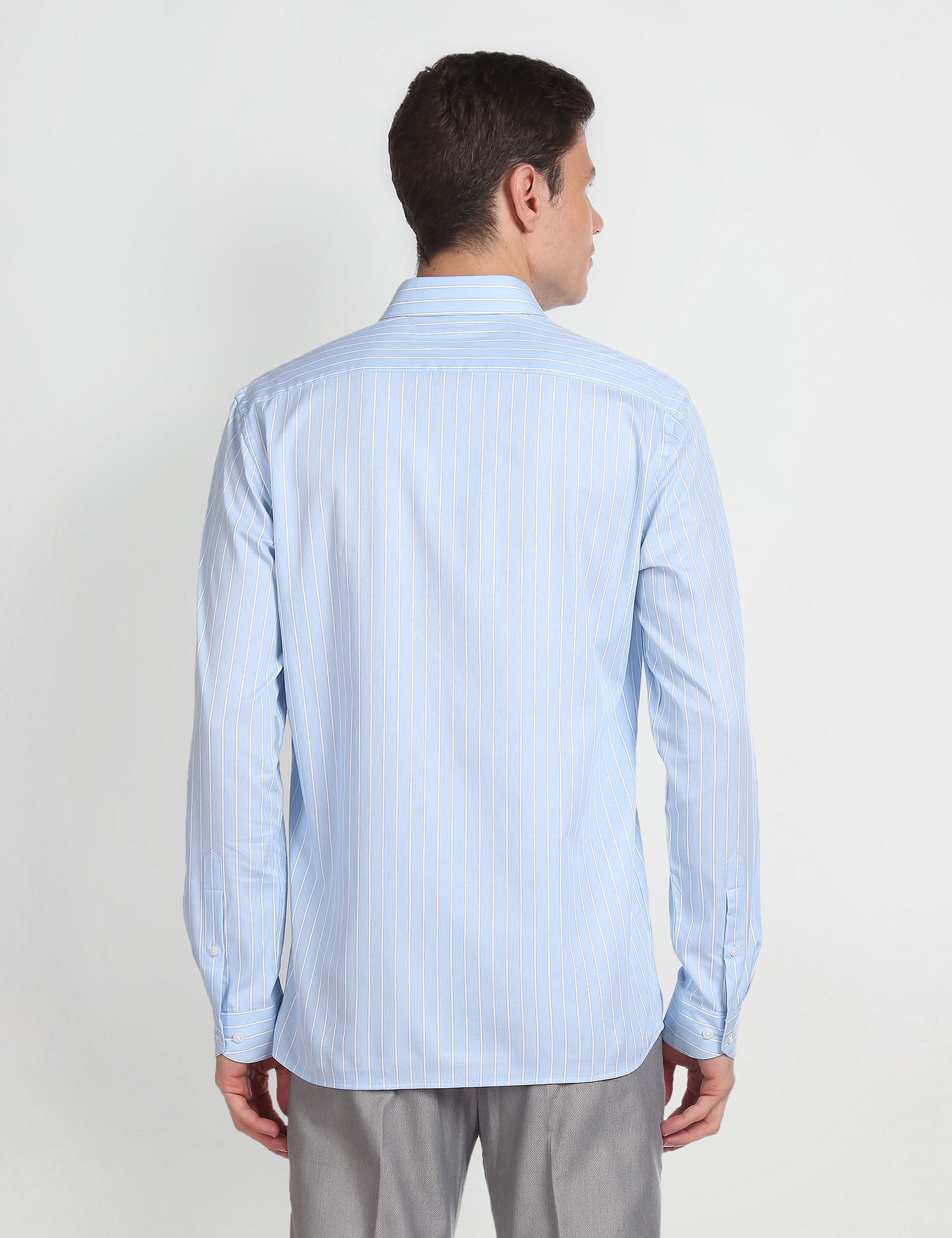 Arrow Vertical Stripe Pure Cotton Shirt