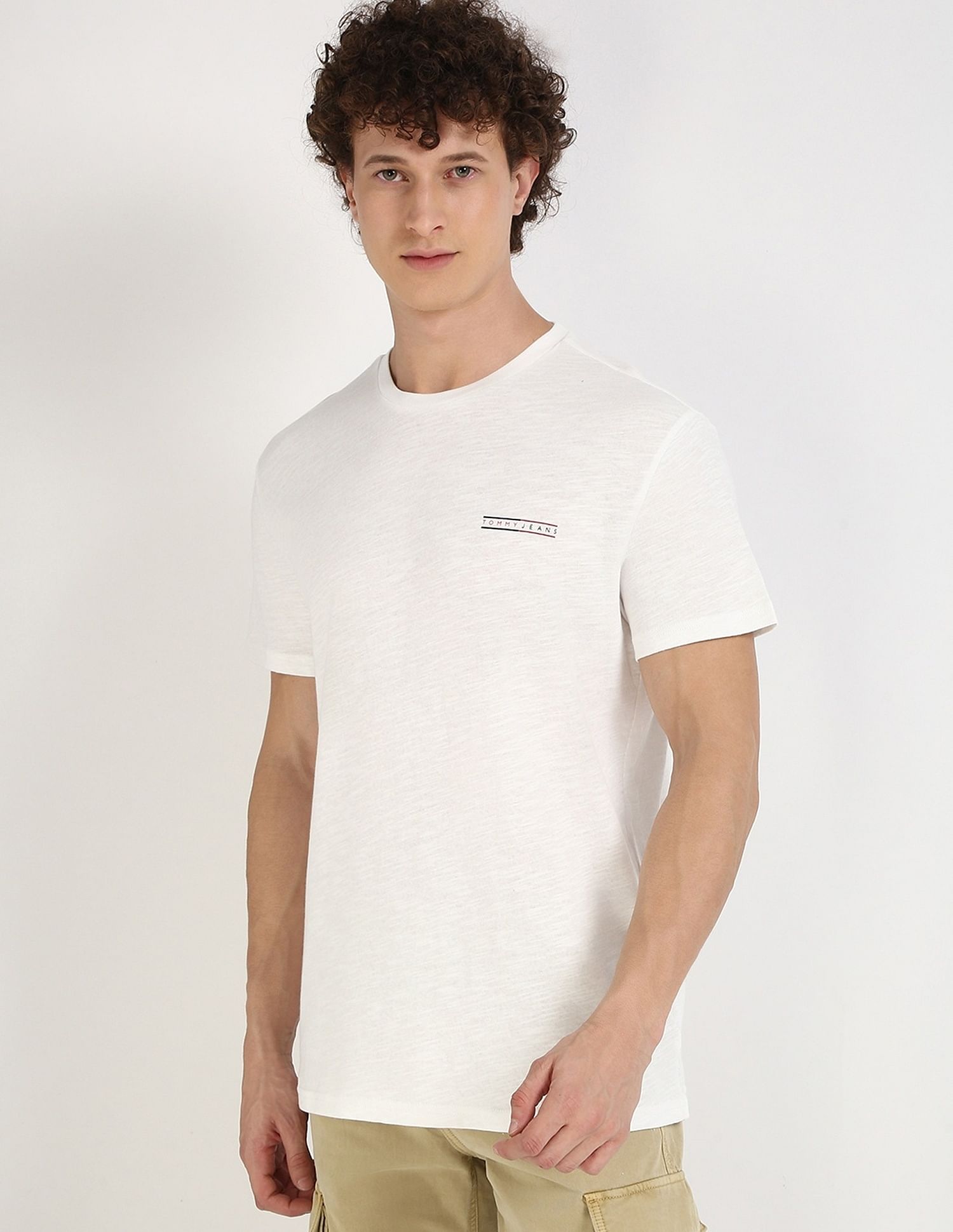 Tommy Hilfiger Solid Regular-Fit Cotton T-Shirt