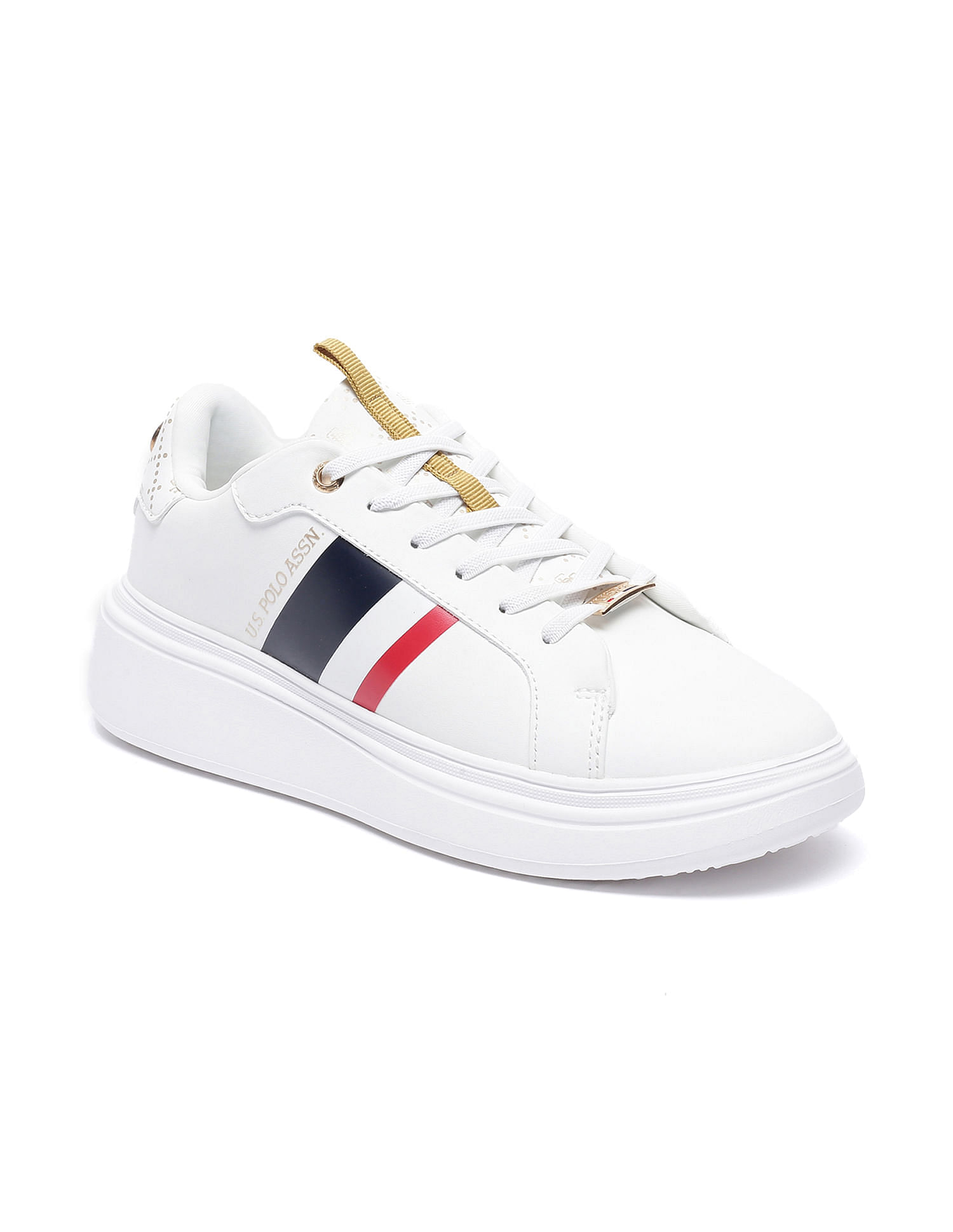 U.S. Polo Assn. Women Women Striped Clara 3.0 Sneakers