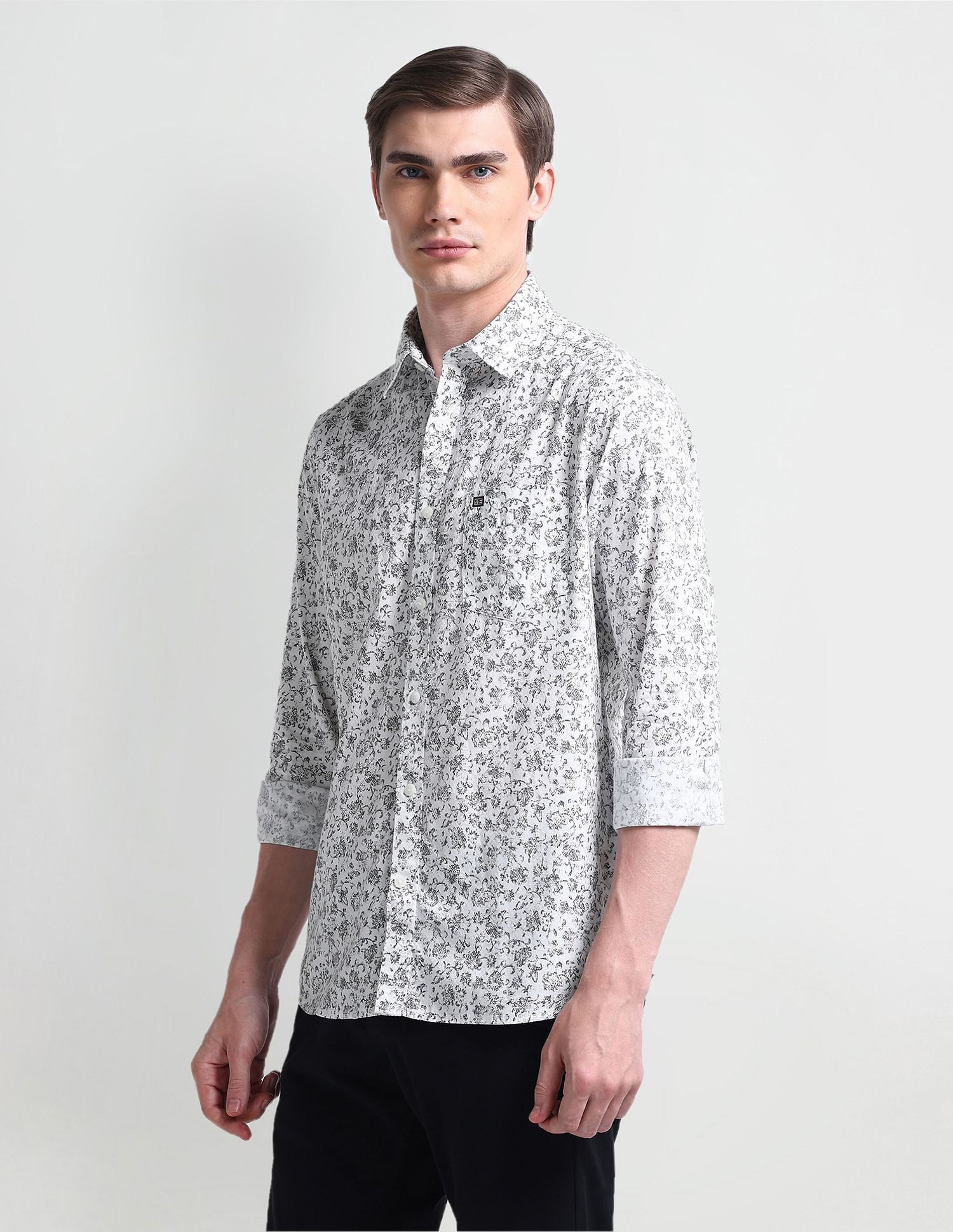 Arrow Sport All Over Print Twill Shirt