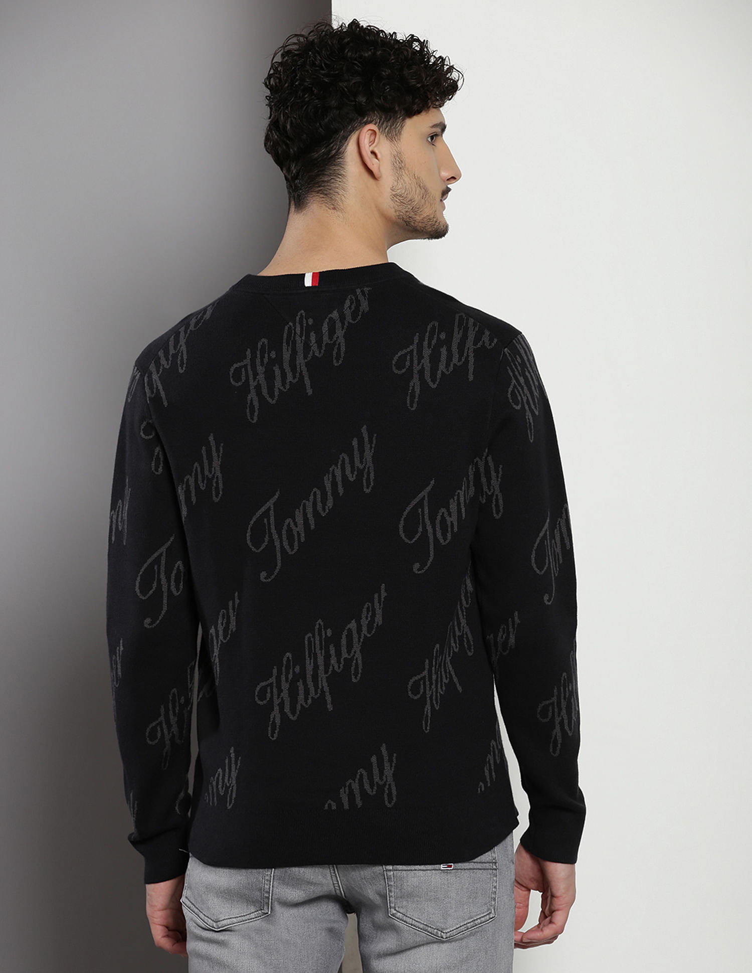 Tommy Hilfiger Crew Neck Typographic Sweater