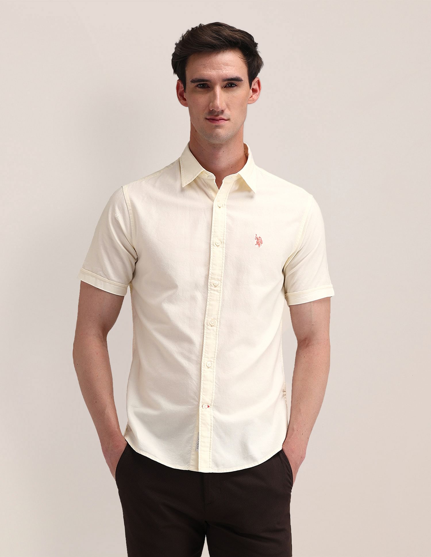 U.S. Polo Assn. Tailored Fit Cotton Oxford Shirt