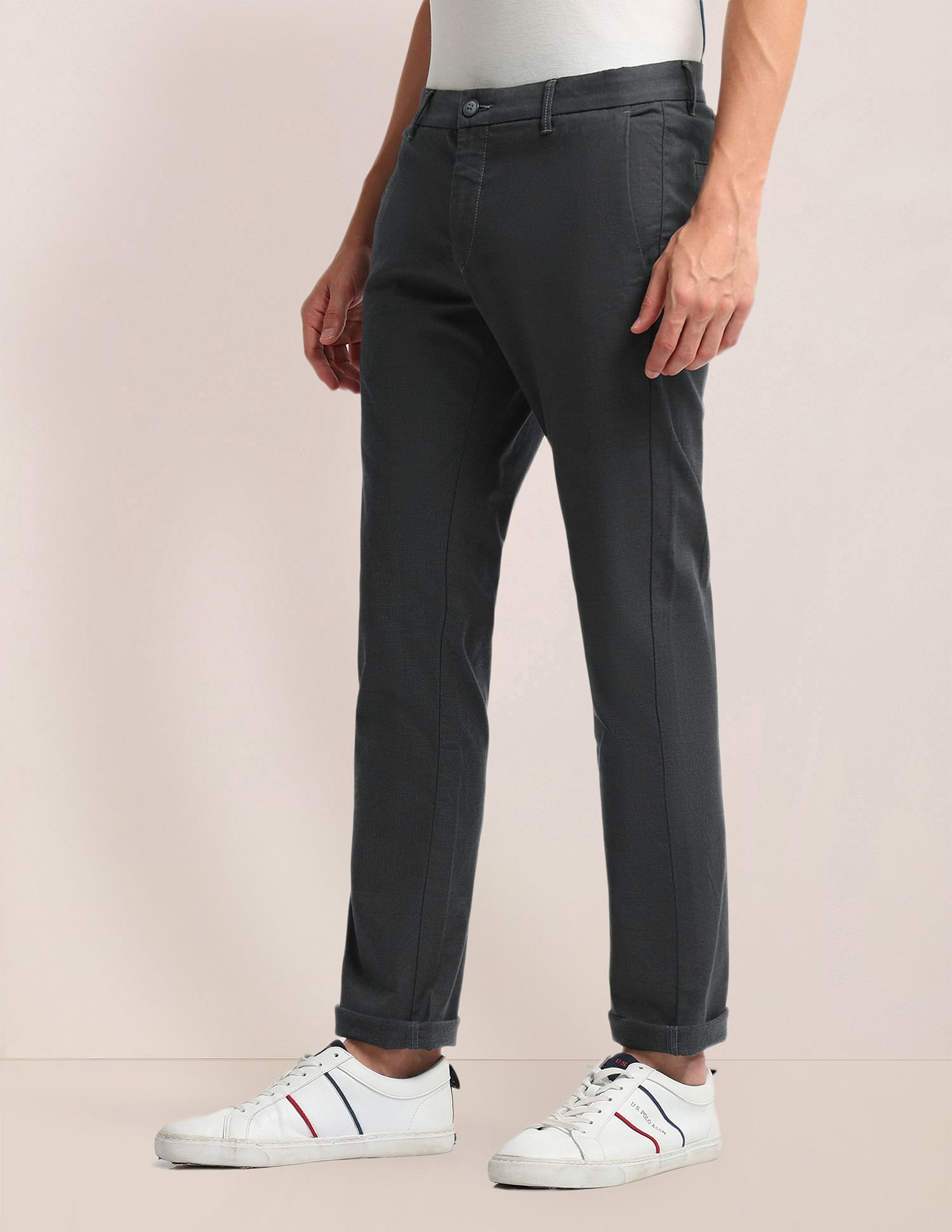 U.S. Polo Assn. Yarn Dyed Check Trousers