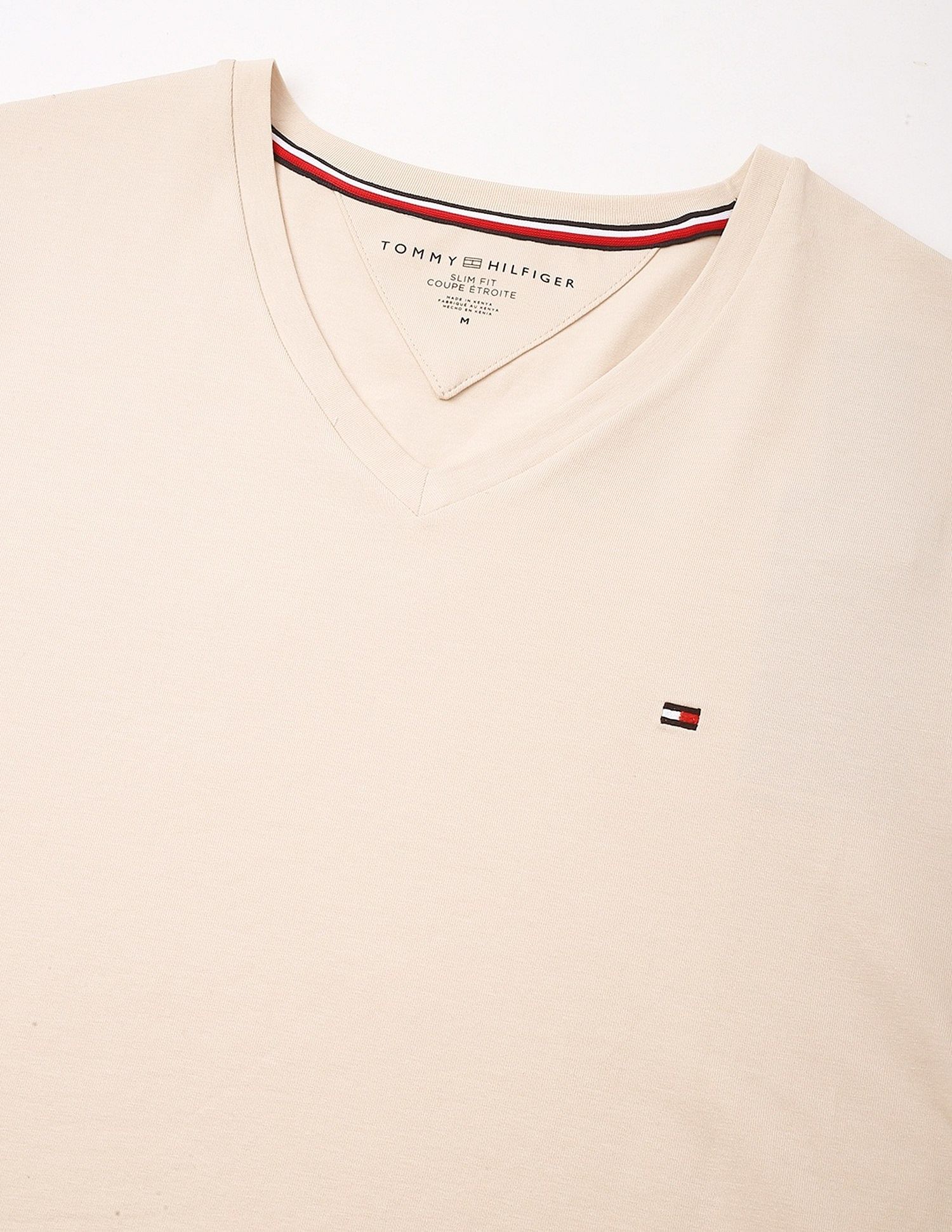 Tommy Hilfiger Solid Slim-Fit Cotton T-Shirt