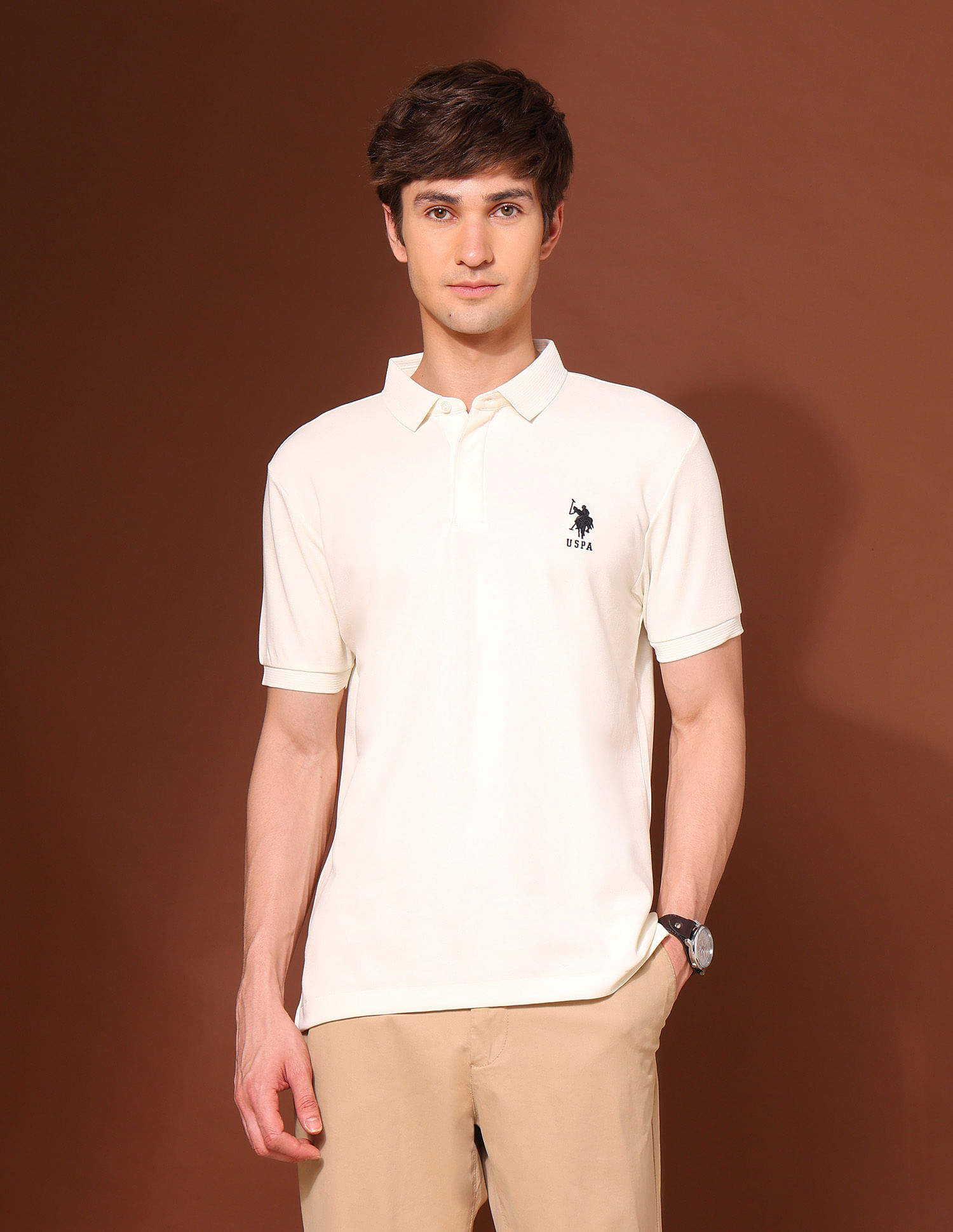 U.S. Polo Assn. Slim Fit Work And Wander Polo Shirt