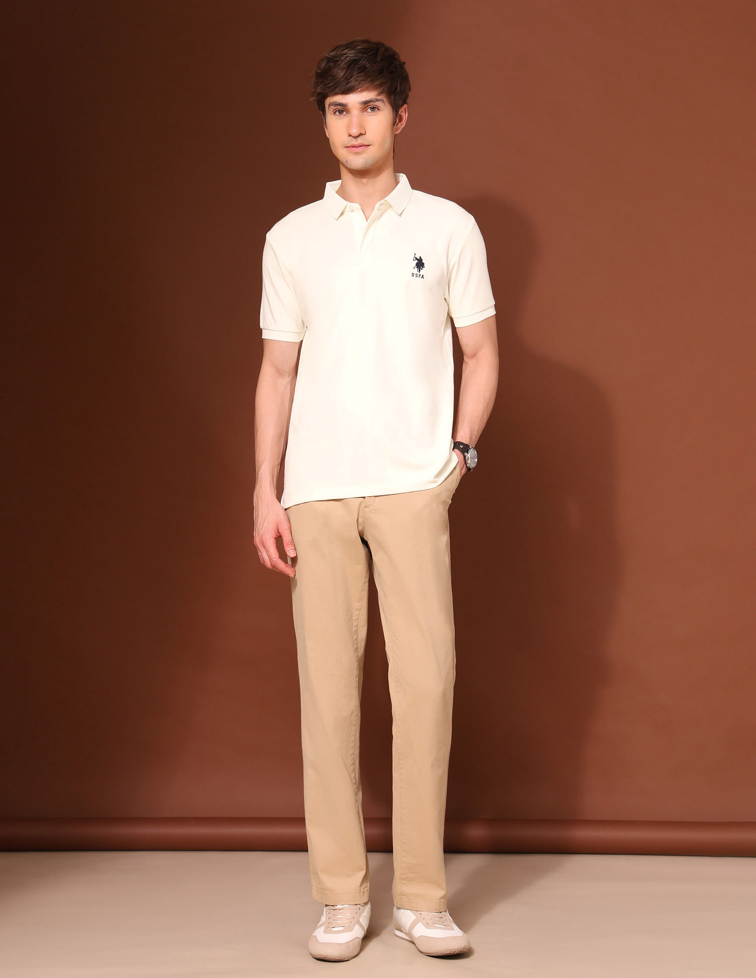 U.S. Polo Assn. Slim Fit Work And Wander Polo Shirt