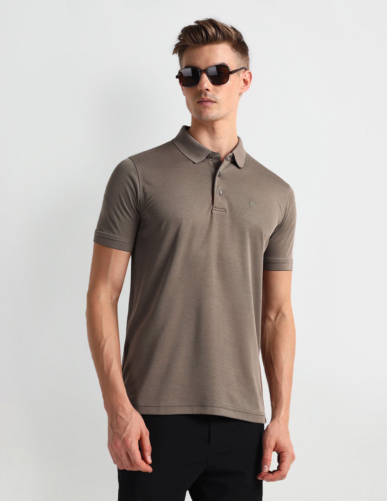 Arrow Solid Pique Polo Shirt