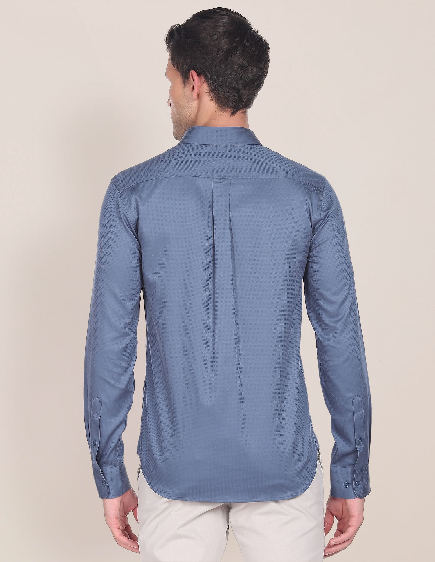 U.S. Polo Assn. Satin Dobby Solid Shirt