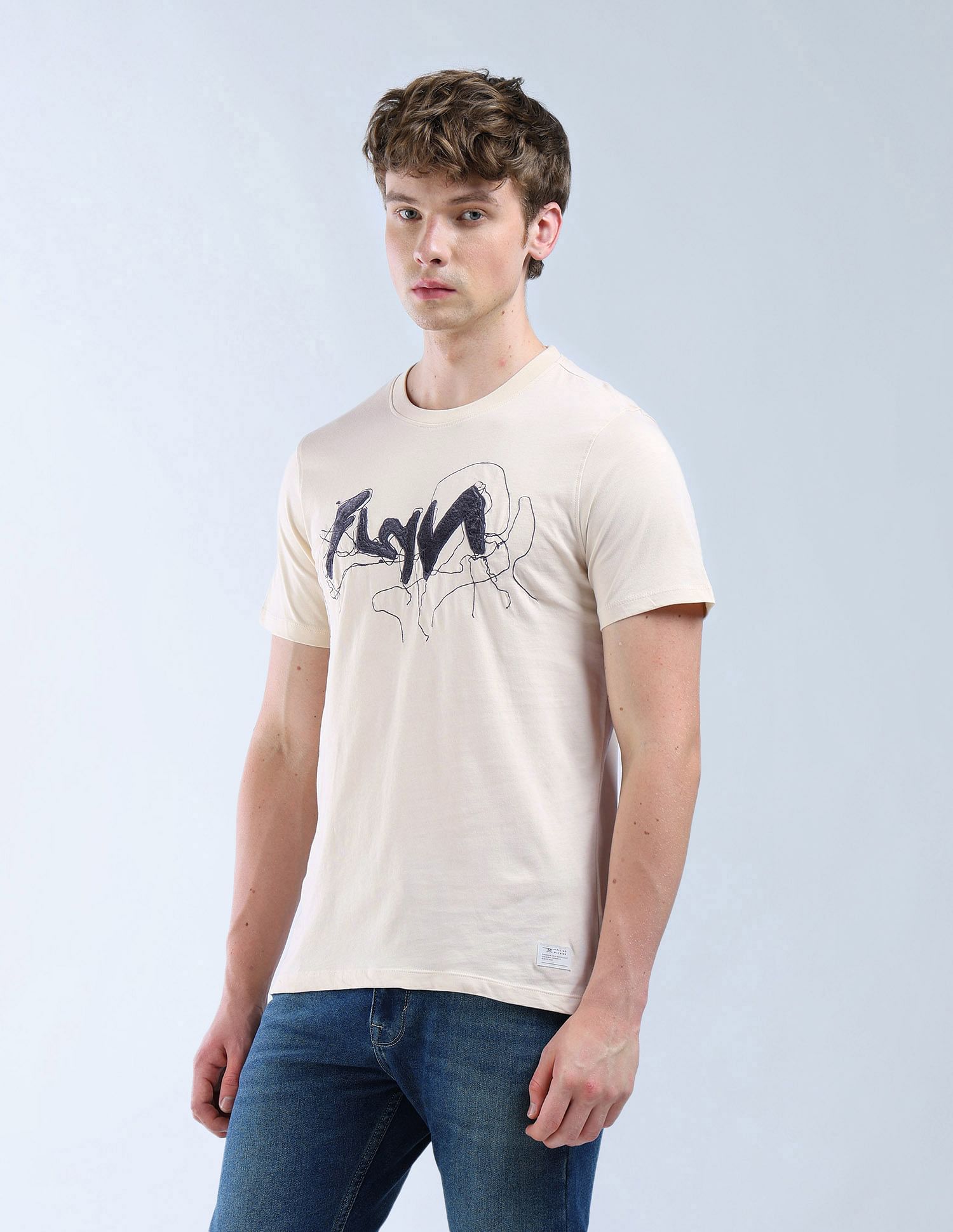 Flying Machine Graphic Printed Essentials T-Shirt