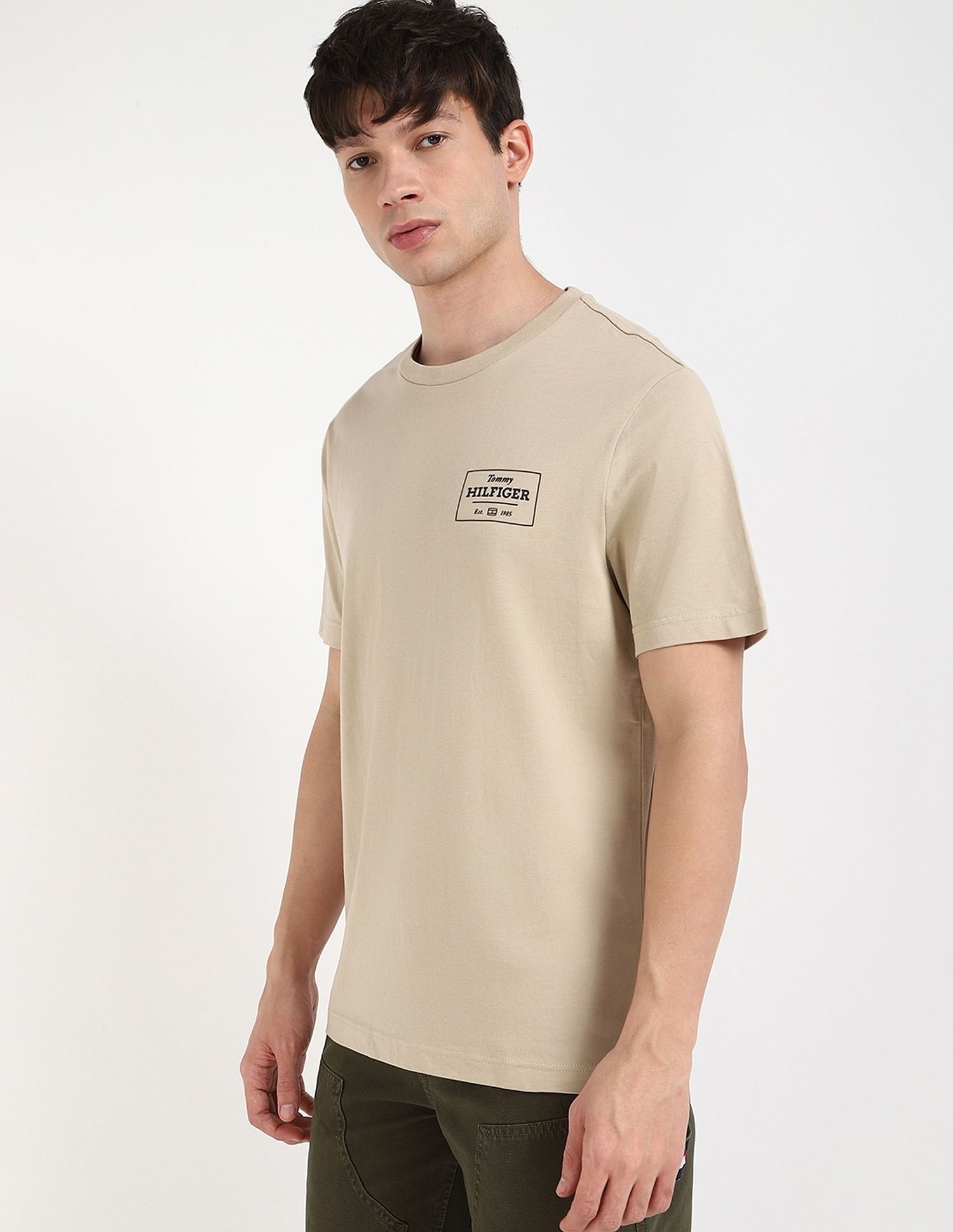 Tommy Hilfiger Logo Regular-Fit Cotton T-Shirt