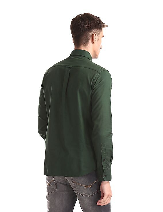 U.S. Polo Assn. Rounded Cuff Patterned Shirt