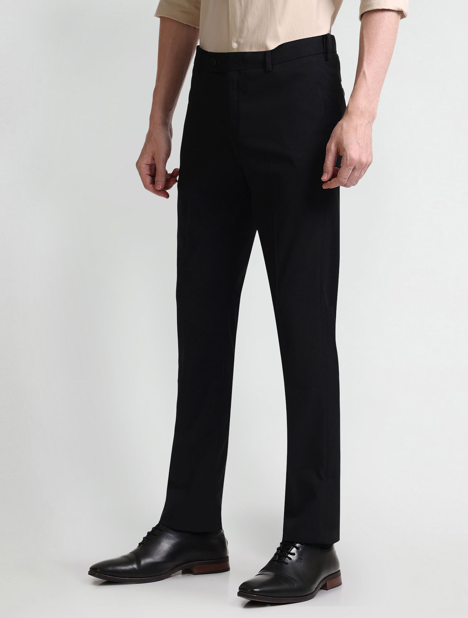 Arrow Mid Rise Slim Fit Trousers