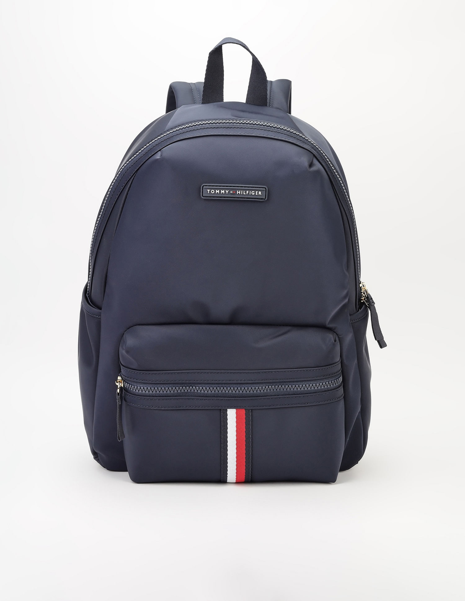 Tommy Hilfiger Solid Navy Nylon Backpack