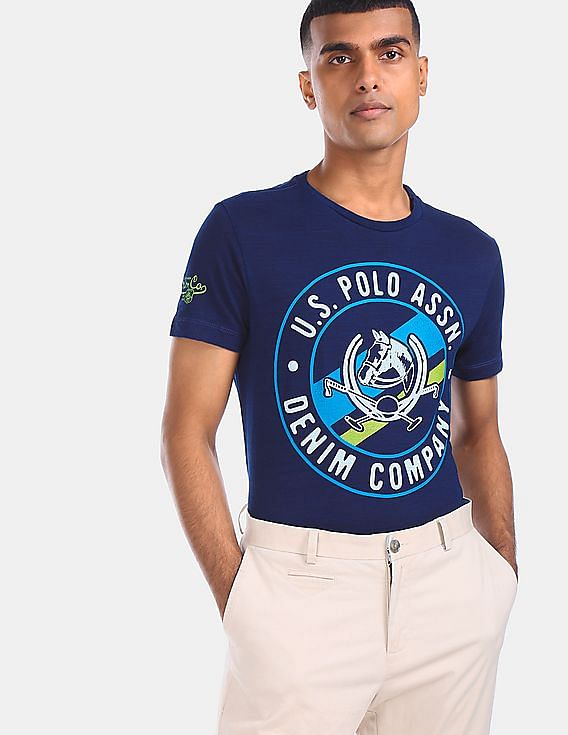 Buy U.S. Polo Assn. Denim Co. Indigo Cotton Slim Fit Checks Shirt for Mens  Online @ Tata CLiQ