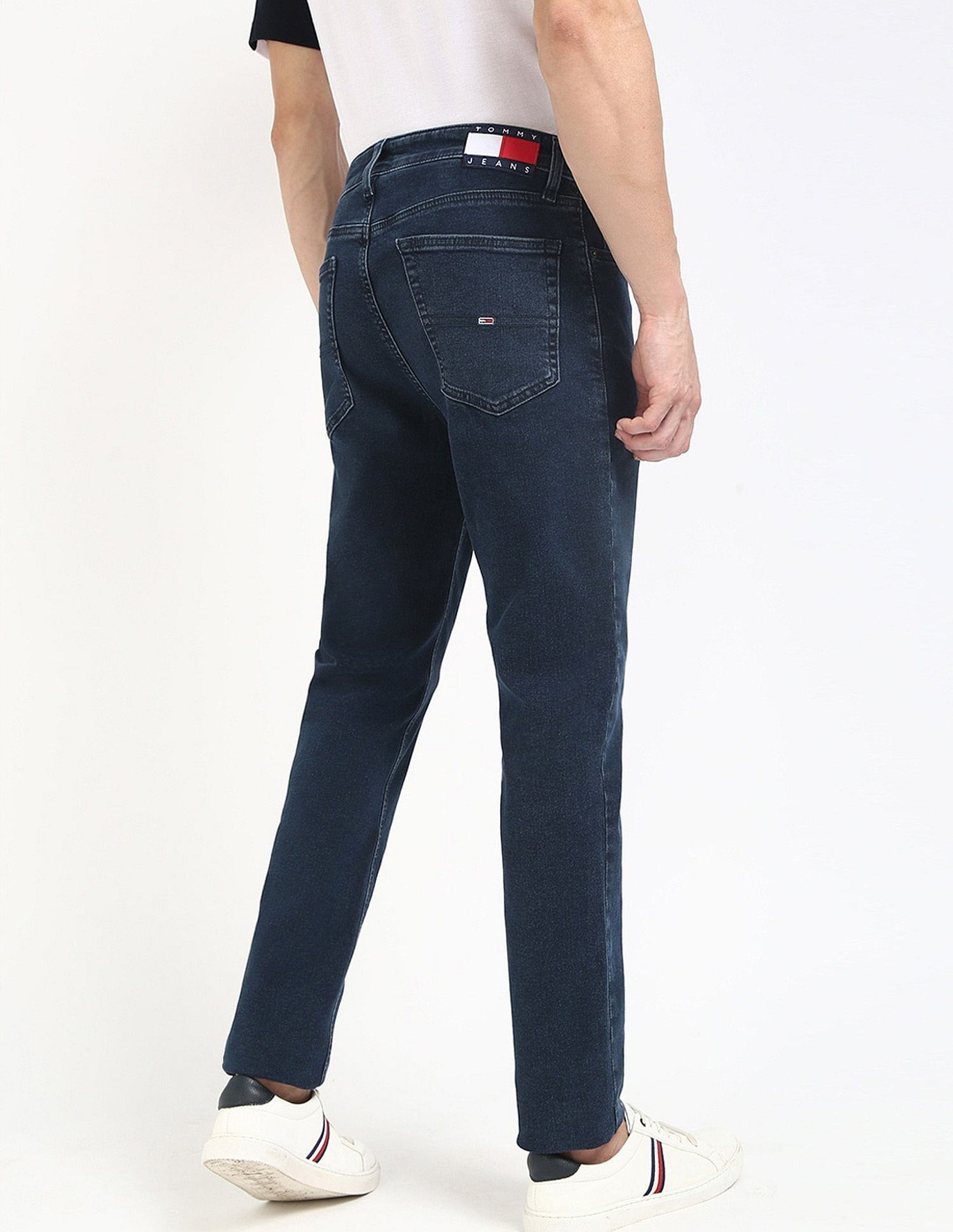 Tommy Hilfiger Rinse-Wash Skinny-Fit Mid Rise Jeans