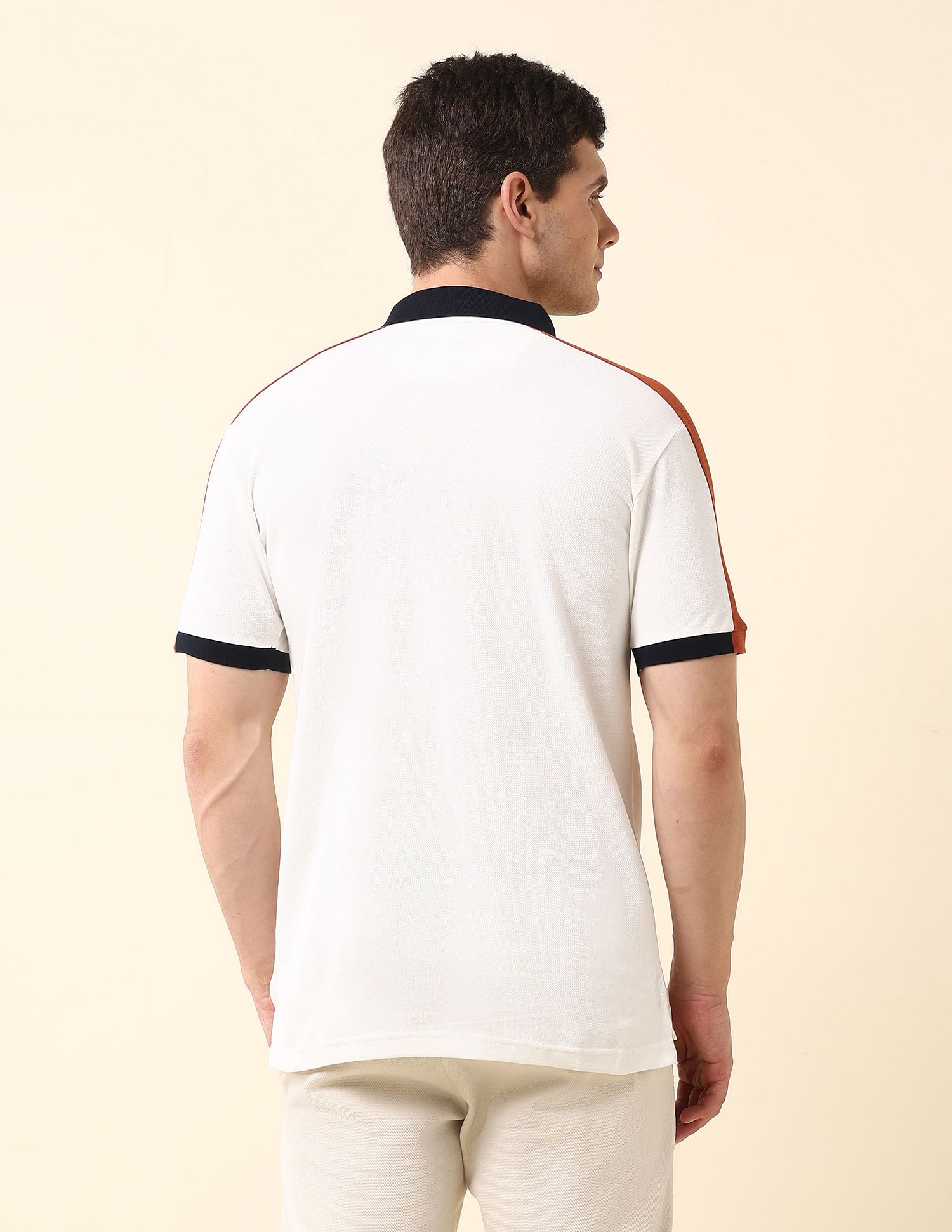 U.S. Polo Assn. Colourblocked Slim Fit Classic Polo Shirt