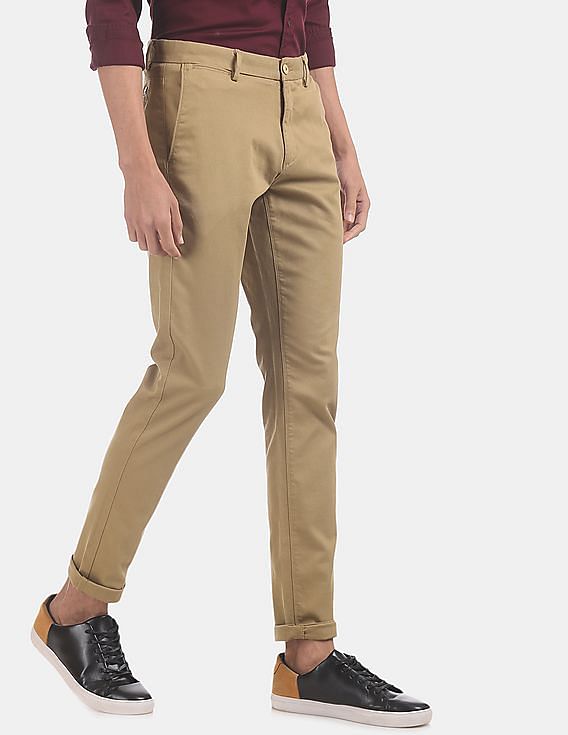 GB Coordinating High Rise Feather Trimmed Trousers | Dillard's