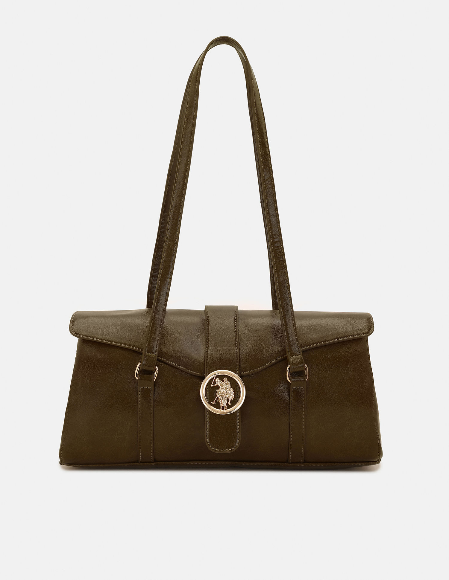 U.S. Polo Assn. Women Ash Textured Shoulder Bag
