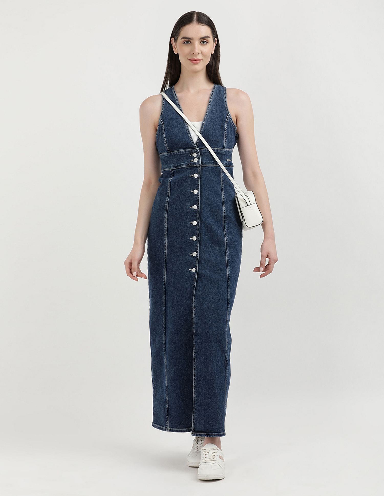 Tommy Hilfiger Maxi Button Dress