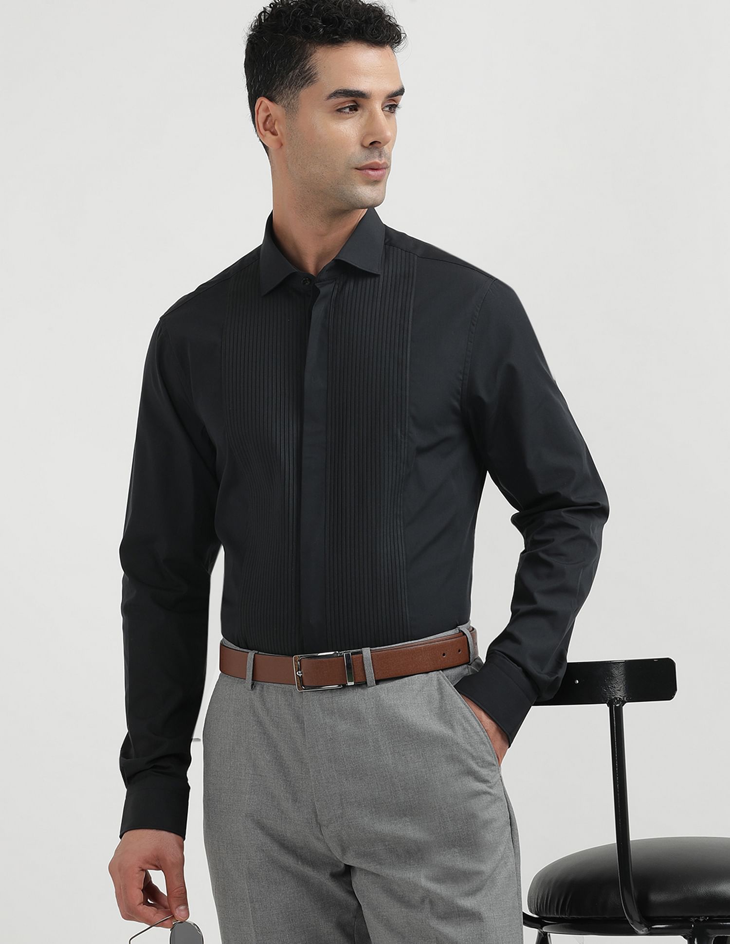 Tommy Hilfiger Slim Fit Tuxedo Shirt