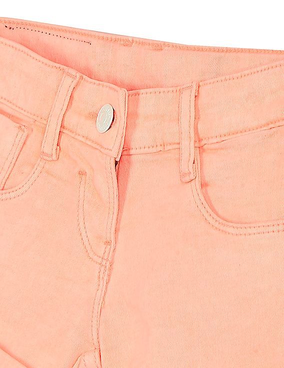 U.S. Polo Assn. Kids Mid Rise Solid Shorts