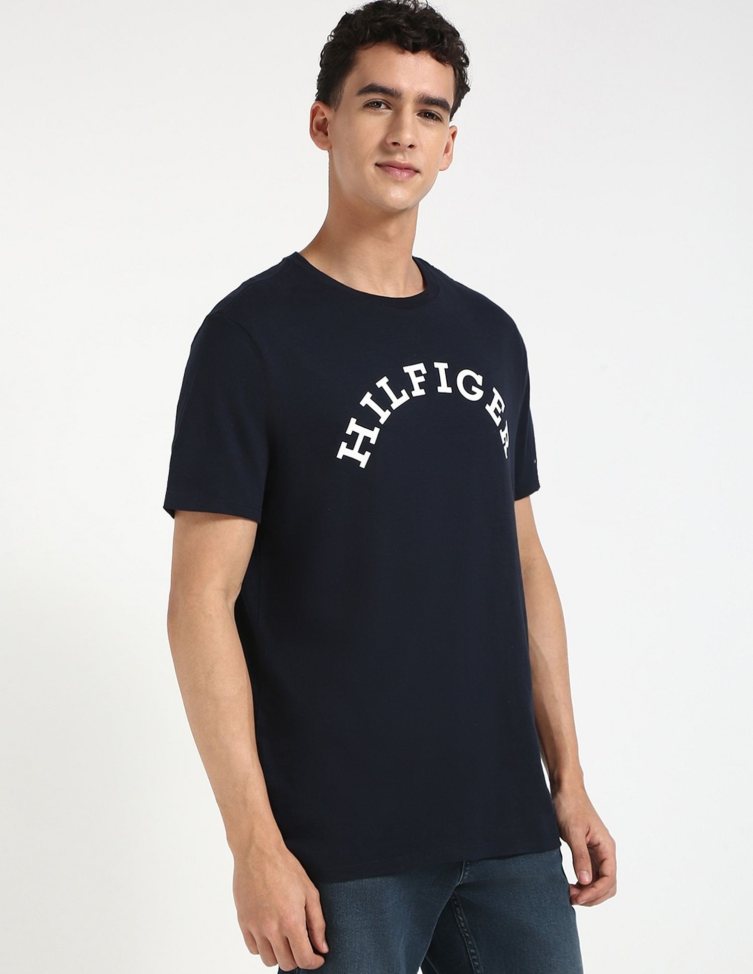 Tommy Hilfiger Logo Regular-Fit Cotton T-Shirt