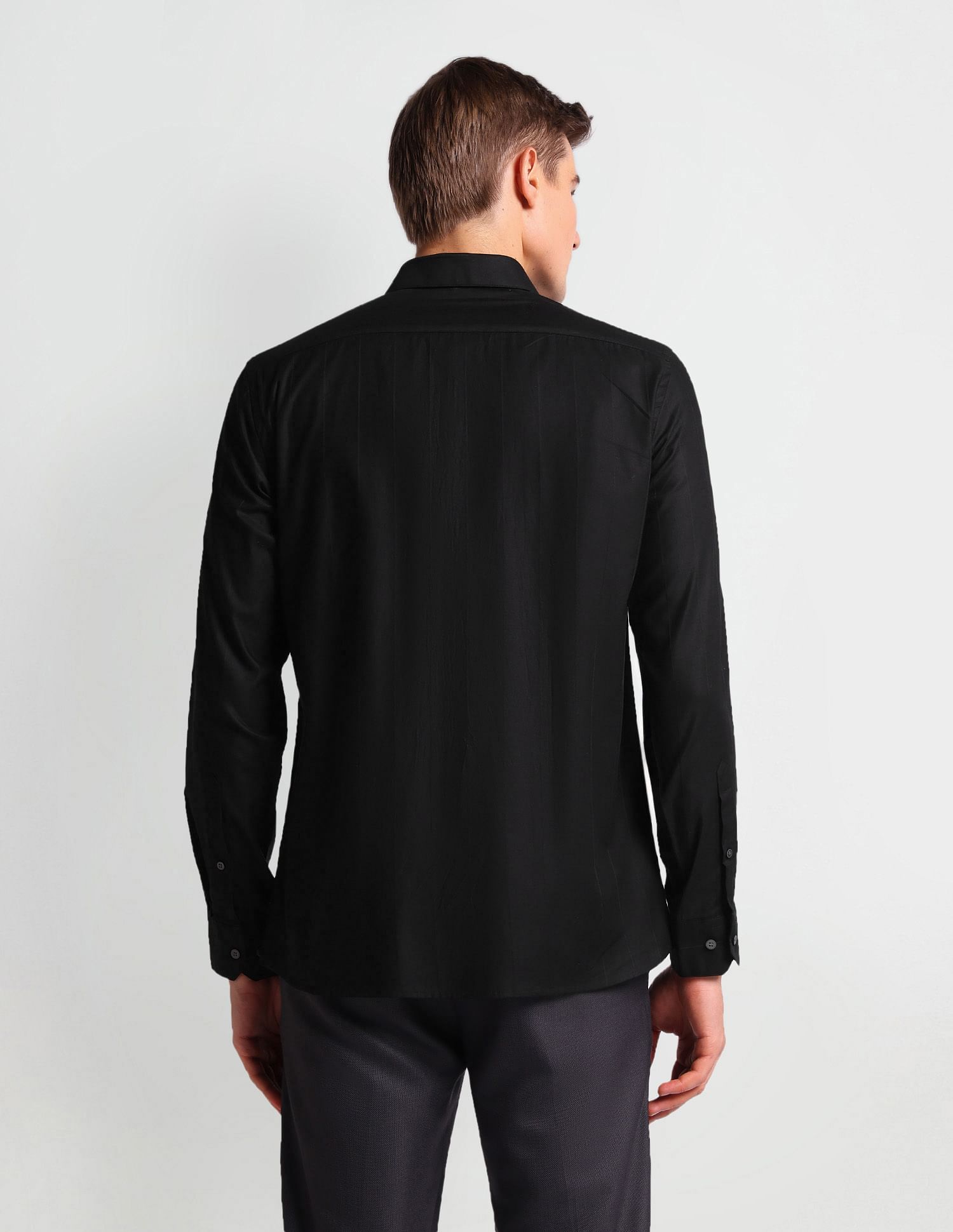 Arrow Vertical Stripe Corduroy Shirt