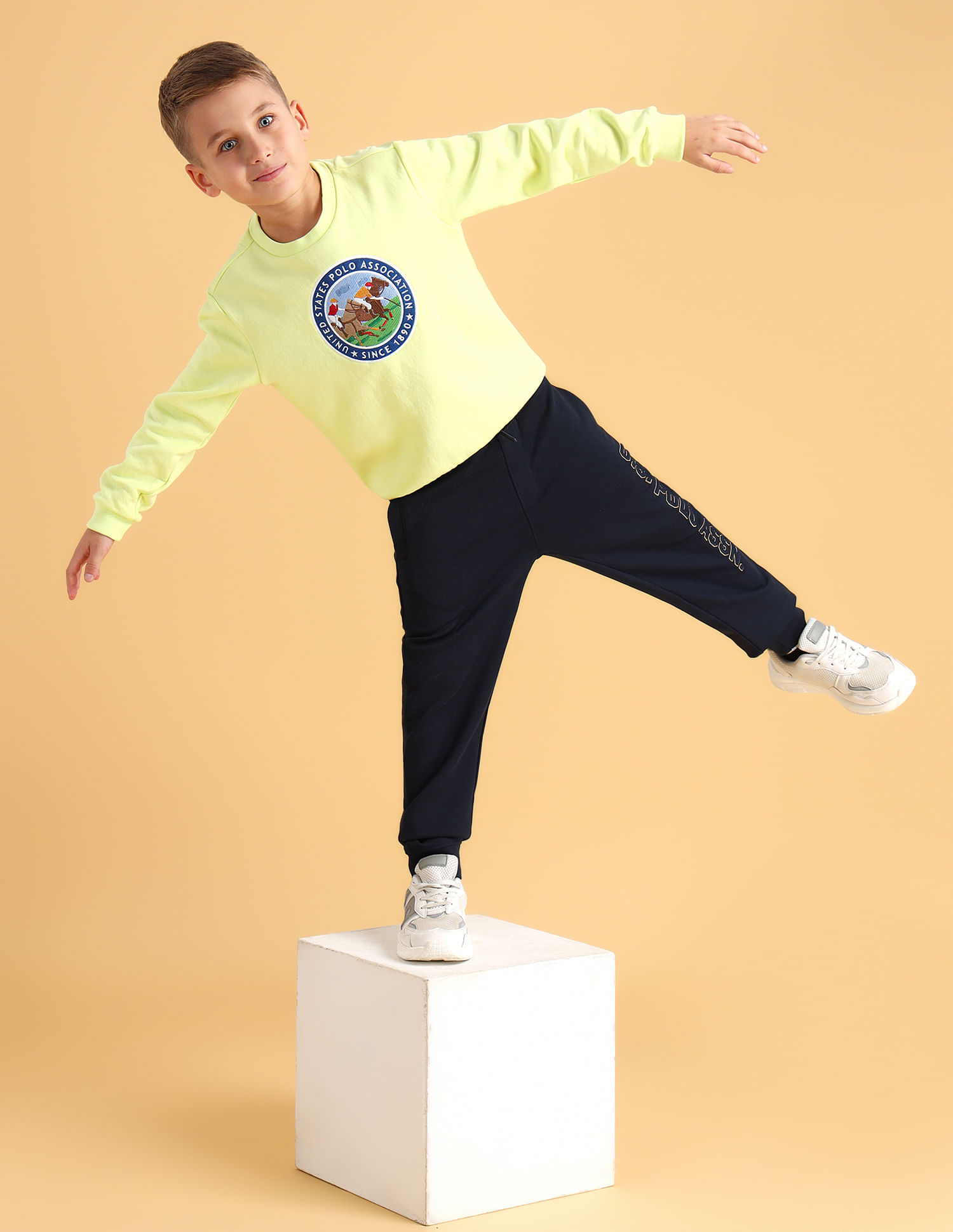 U.S. Polo Assn. Kids Boys Appliqued Sweatshirt