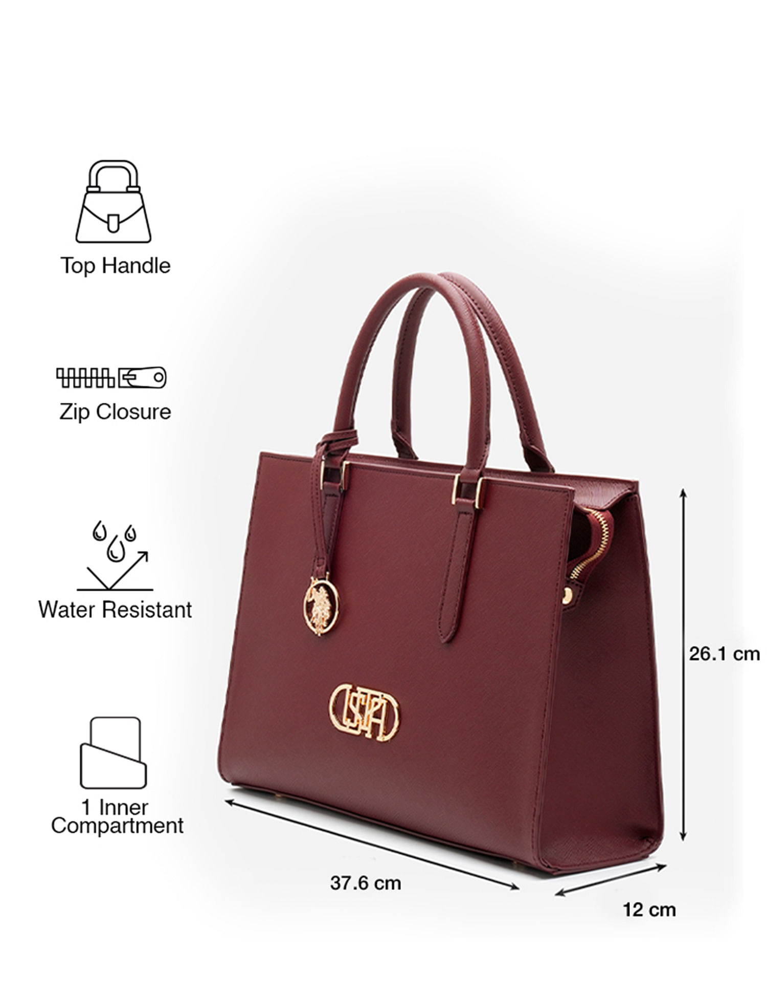 U.S. Polo Assn. Lenda Monogram Hangbag