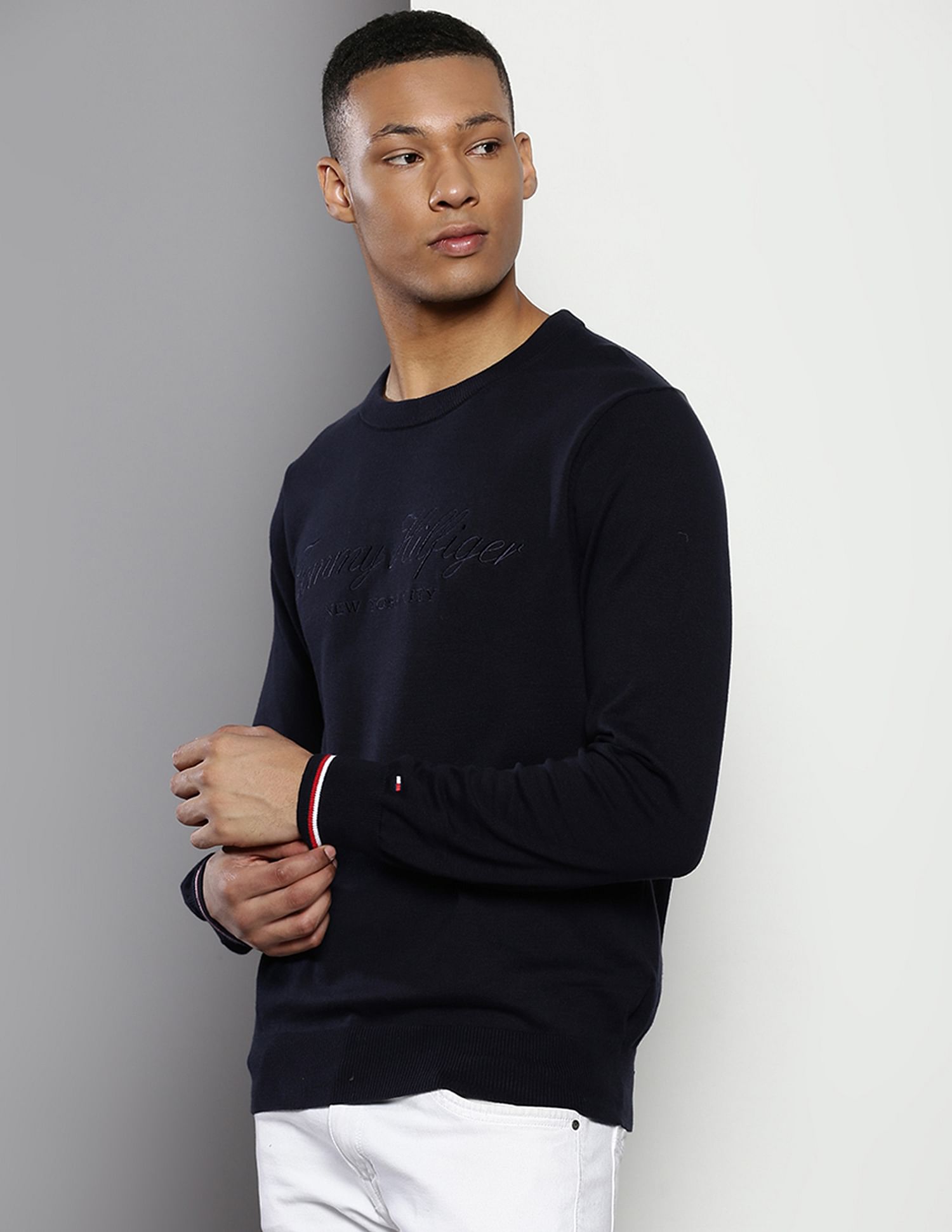 Tommy Hilfiger Embroidered Logo Sweater