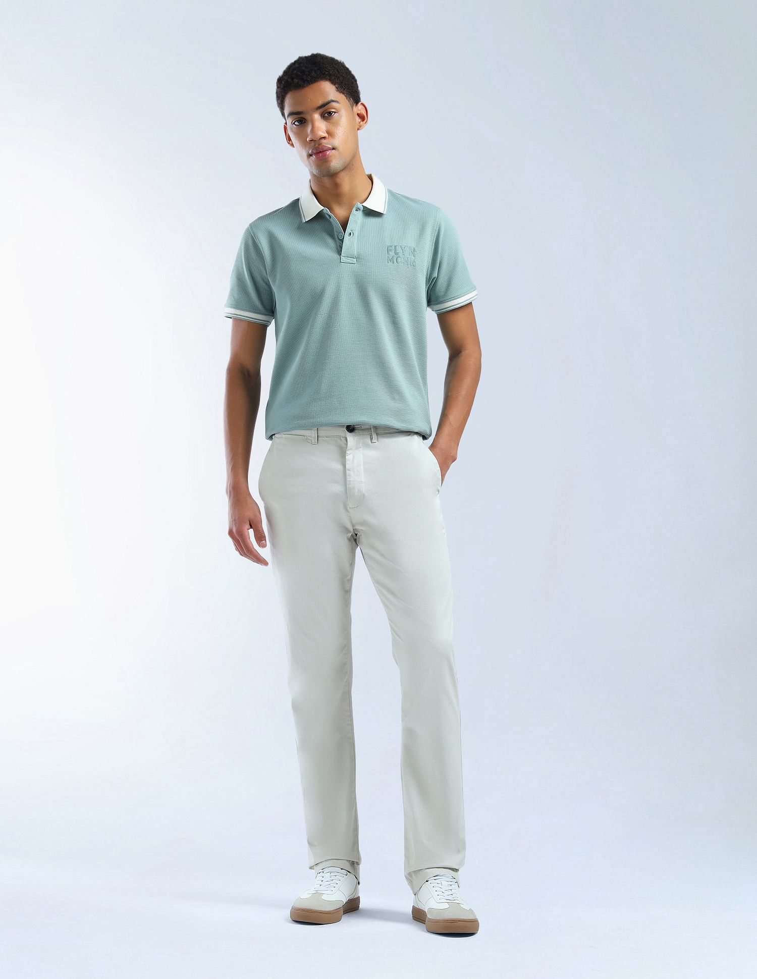 Flying Machine Textured Digitopia Polo Shirt