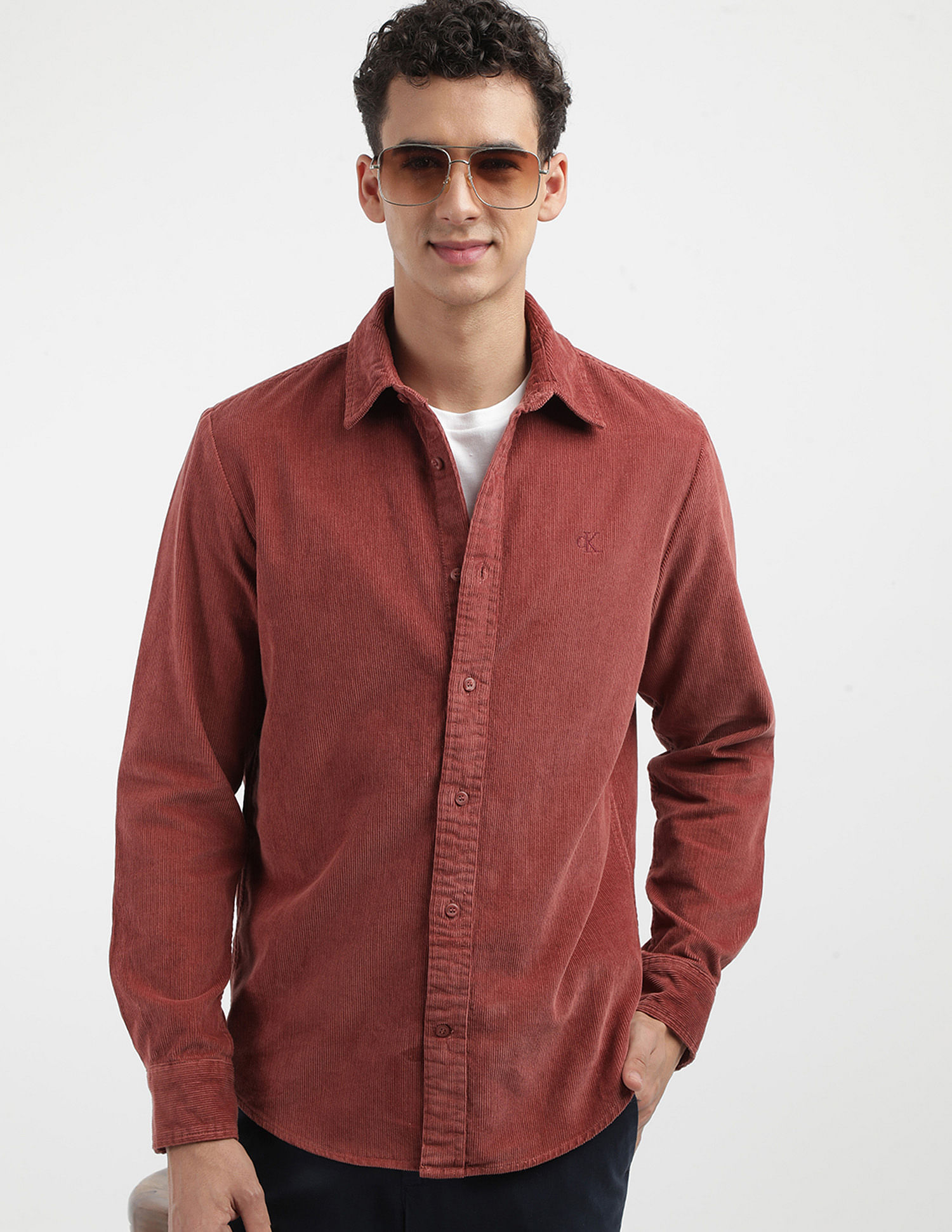 Calvin Klein Regular Fit Corduroy Shirt