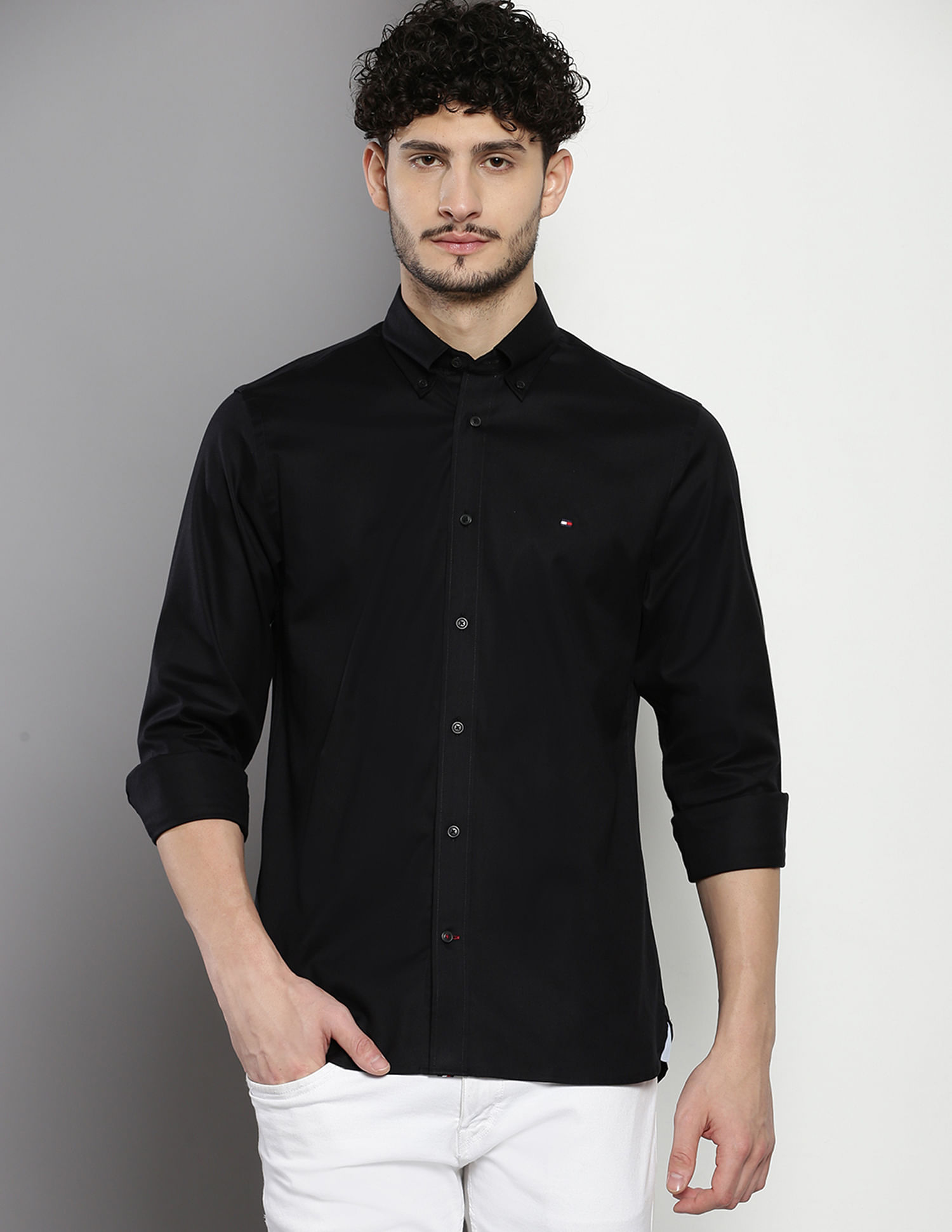 Tommy Hilfiger Solid Twill Shirt