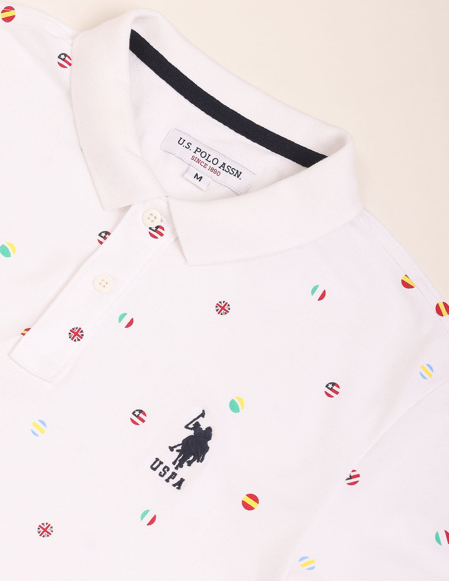 Buy U.S. Polo Assn. Flag Print Polo Shirt - NNNOW.com
