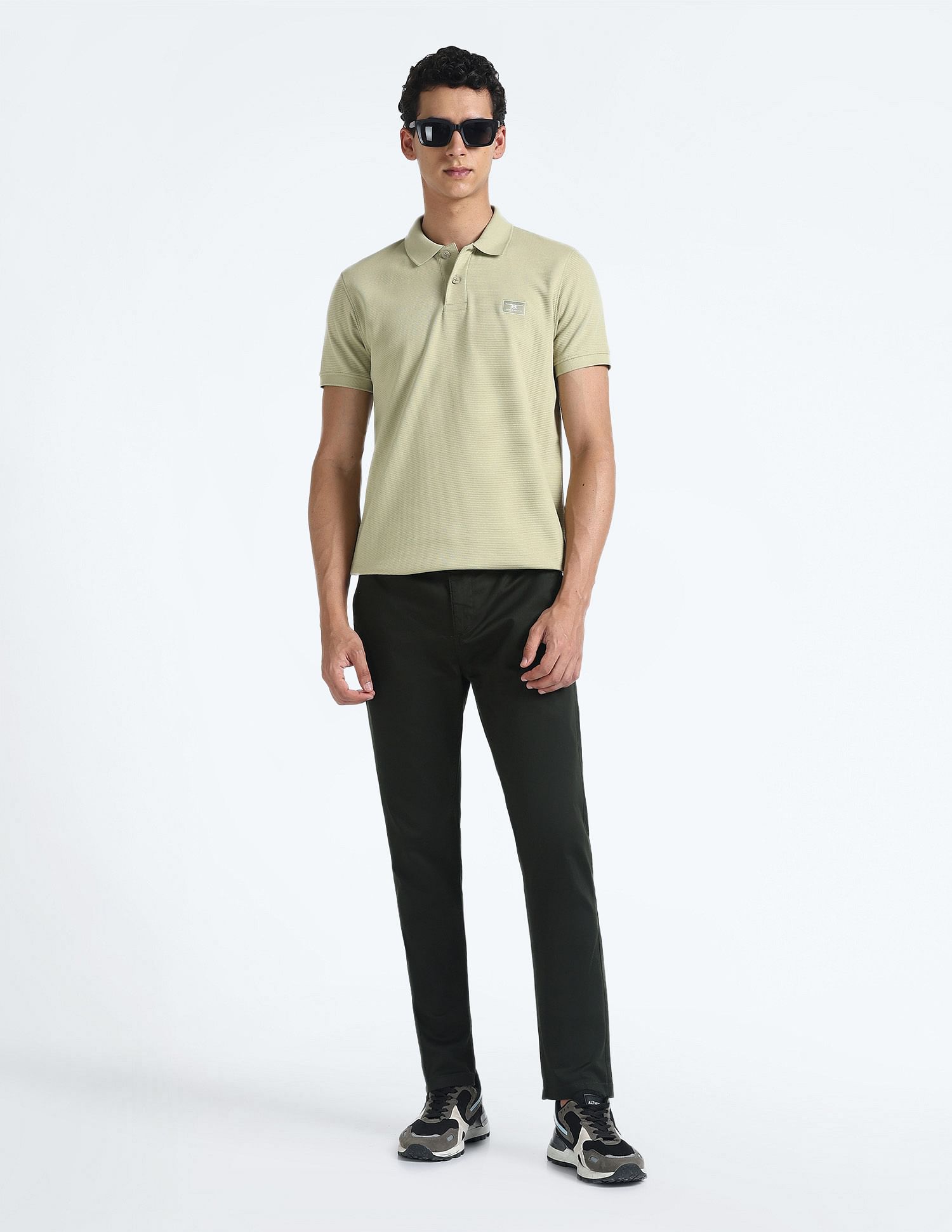 Flying Machine Slash Slim Tapered Fit Twill Chinos