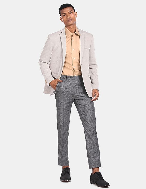light grey casual blazer