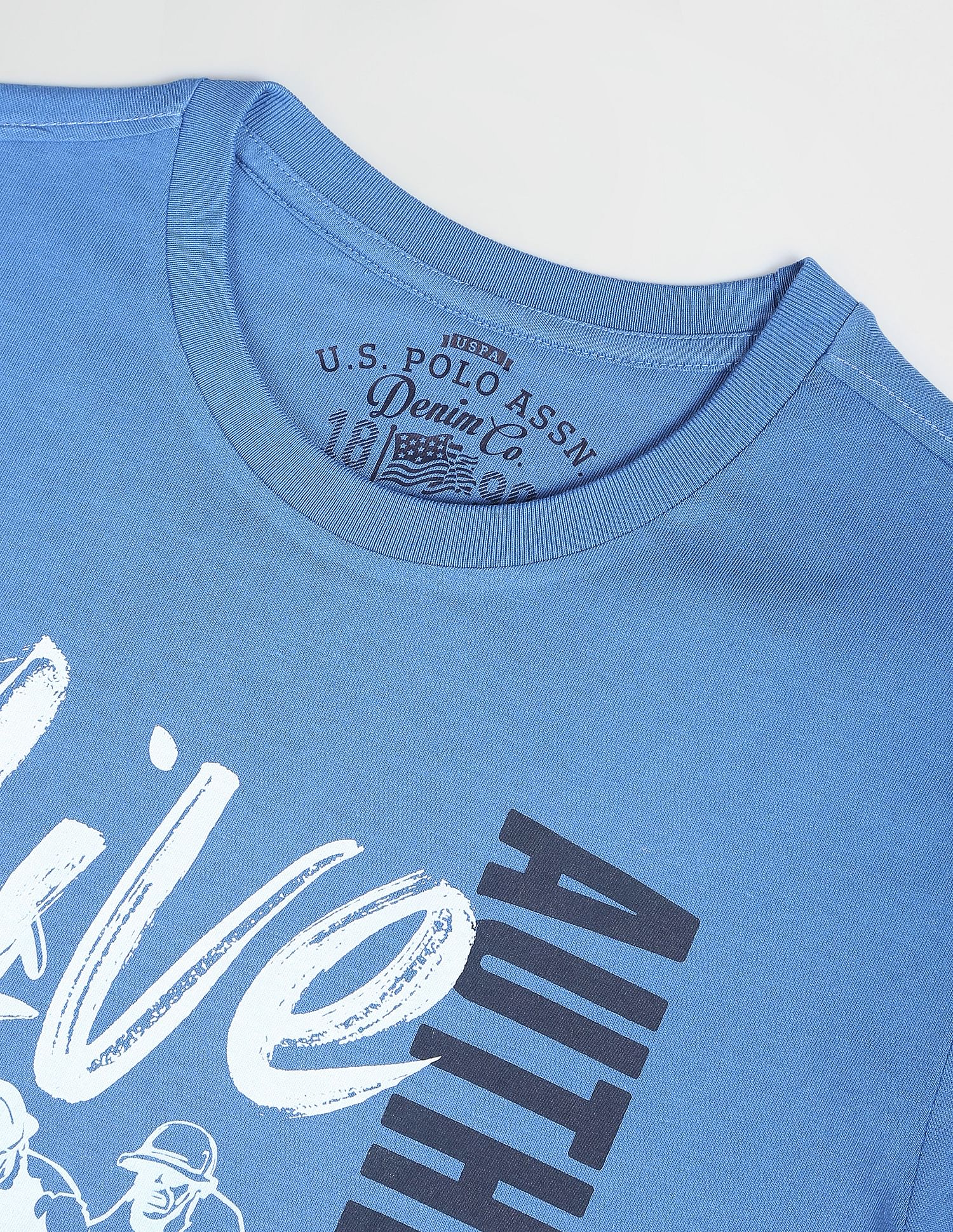 U.S. Polo Assn. Cotton Brand Print T-Shirt